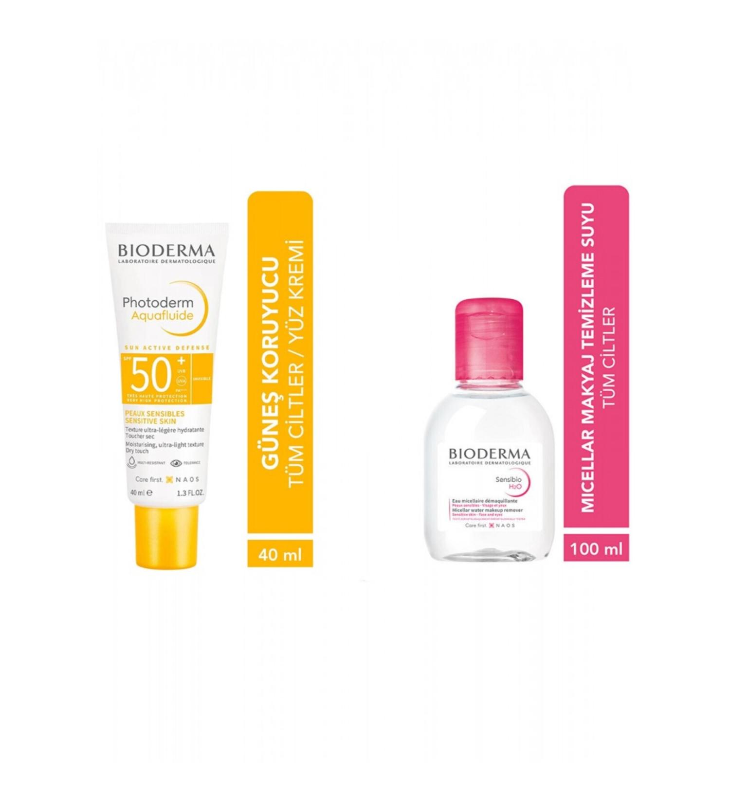 Bioderma PHOTODERM AQUAFLUID SPF50+ HIGH PROTECTION FACIAL SUNSCREEN FOR ALL SKIN 40 ML DEMBA2968