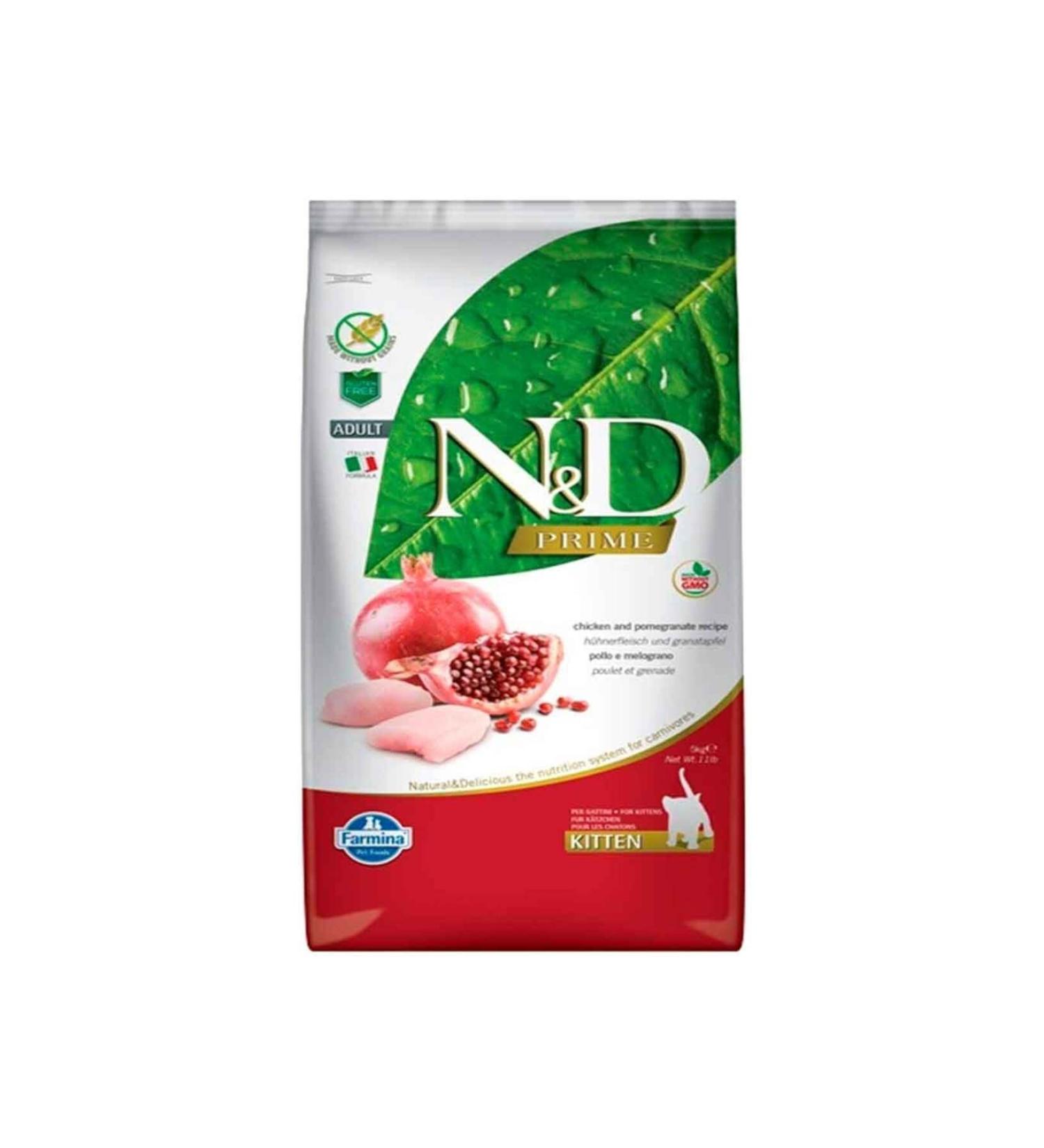 N & DND Grain Free Chicken Pomegranate Kitten 10 Kg