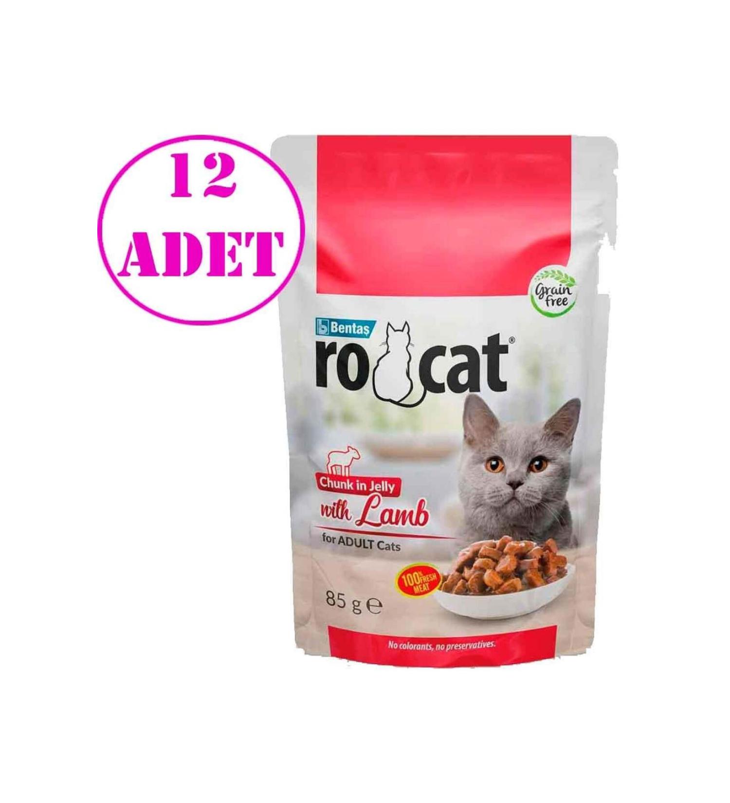 Rocat Ro Cat Kitten Canned Food with Chicken 400 GR 12 PCS