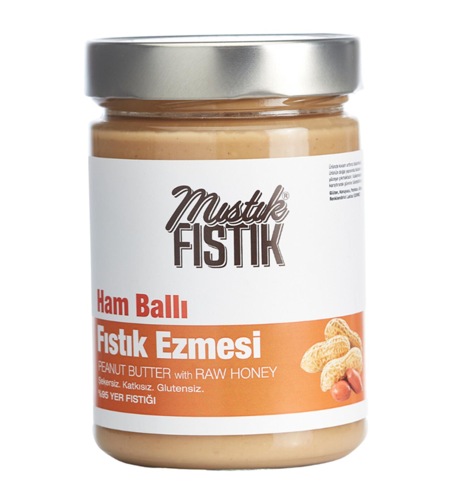 Nutmeg Peanut Raw Honey Peanut Butter 600 Gr