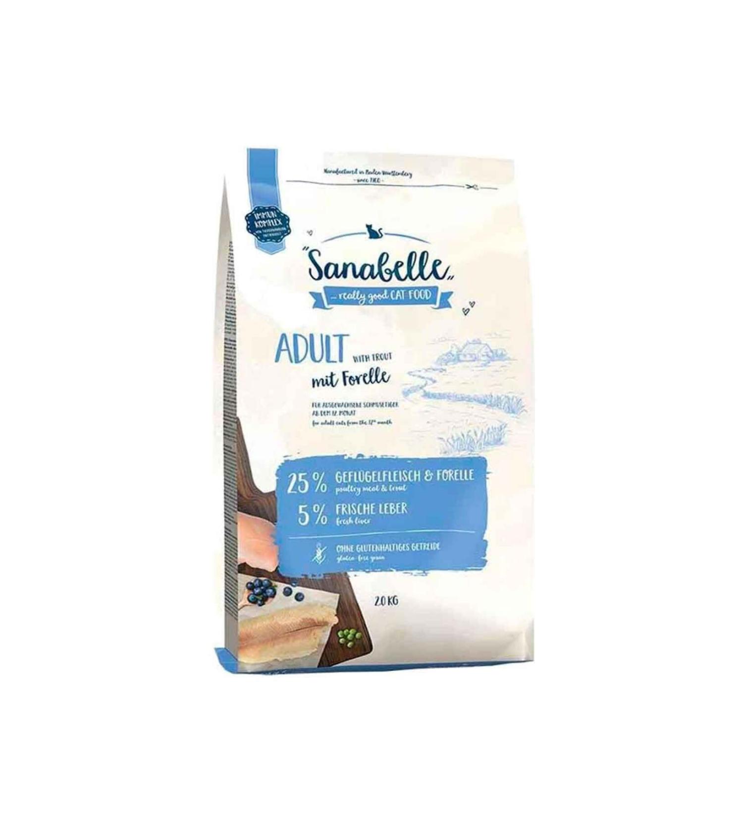 Sanabelle Grain-Free Trout Cat Food 2 Kg