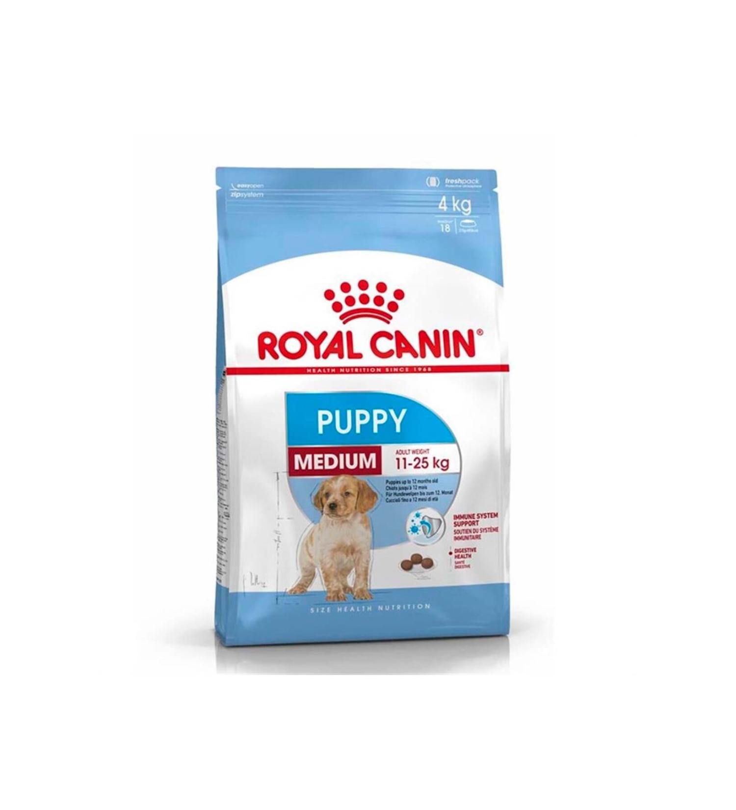 Royal Canin Puppy Medium Medium Breed Puppy Food 4 Kg - Buy Online on GoSupps.com