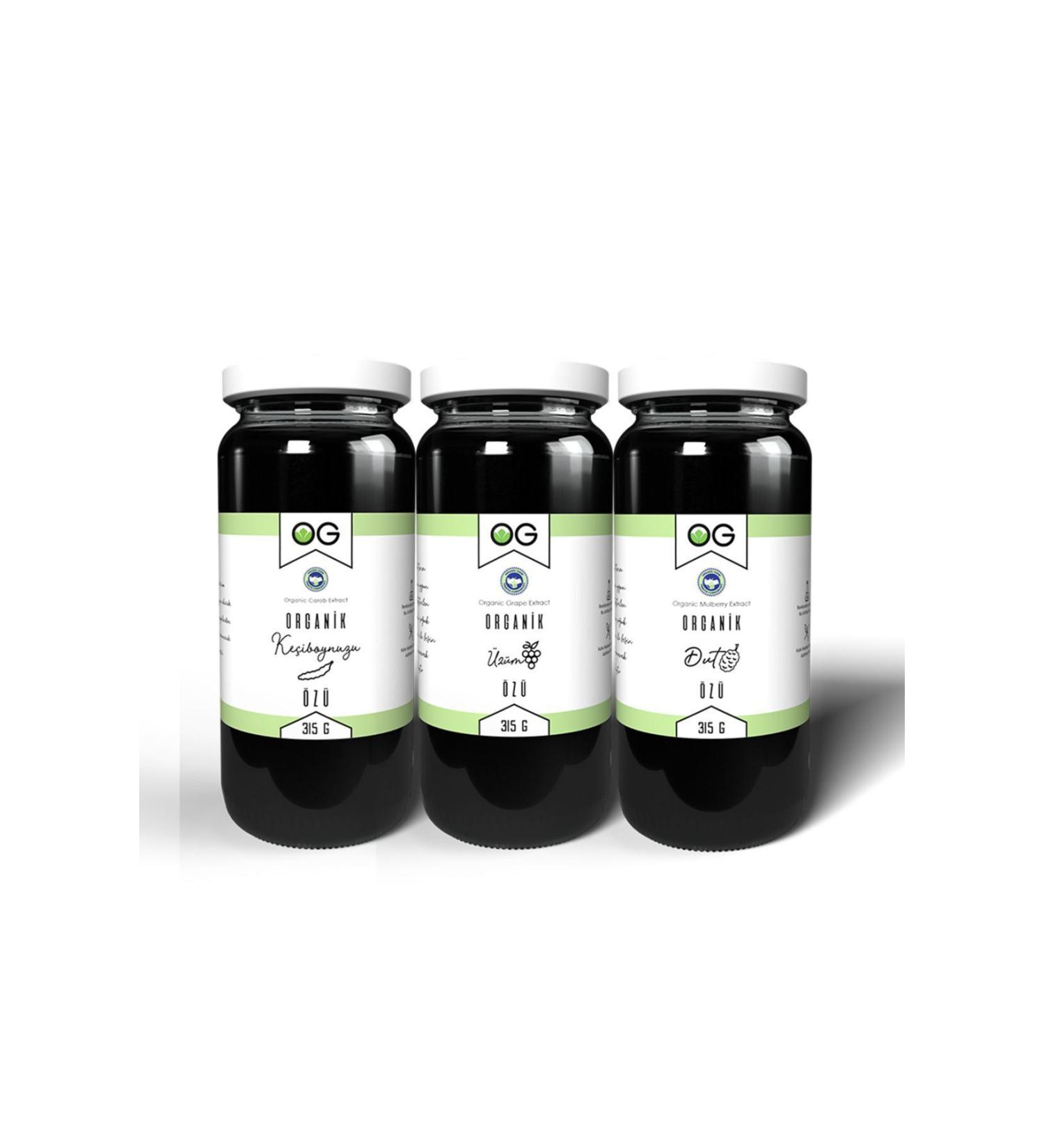 OG natural Organic Certified Extracts Set 6 Months 315 gr - Carob mulberry grape - Buy Online on GoSupps.com