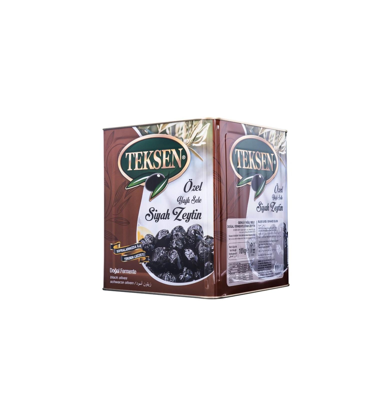 Teksen Oily Sele Black Olive Tin-Grey 10KG