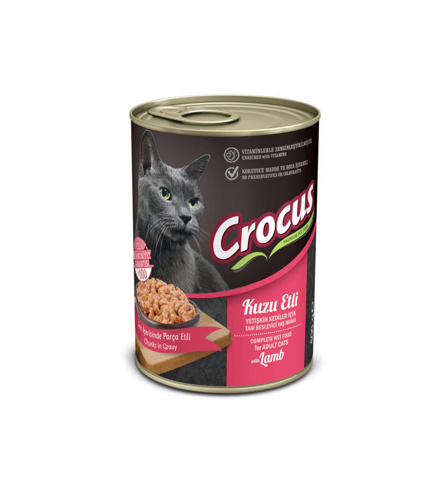 Crocus Adult Cat Lamb Meat Wet Food 400g 106008
