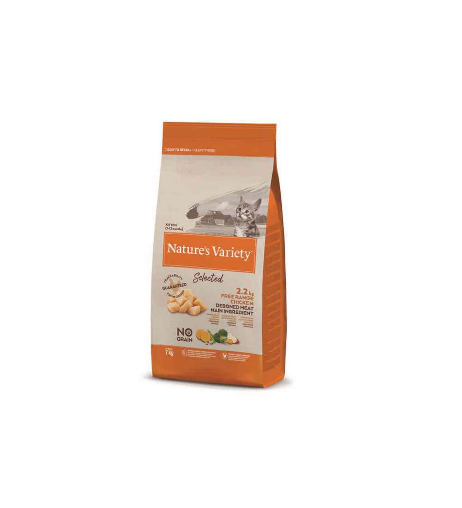 NATURES VARIETY Cat Kitten No Grain Free Range Chicken 7 Kg
