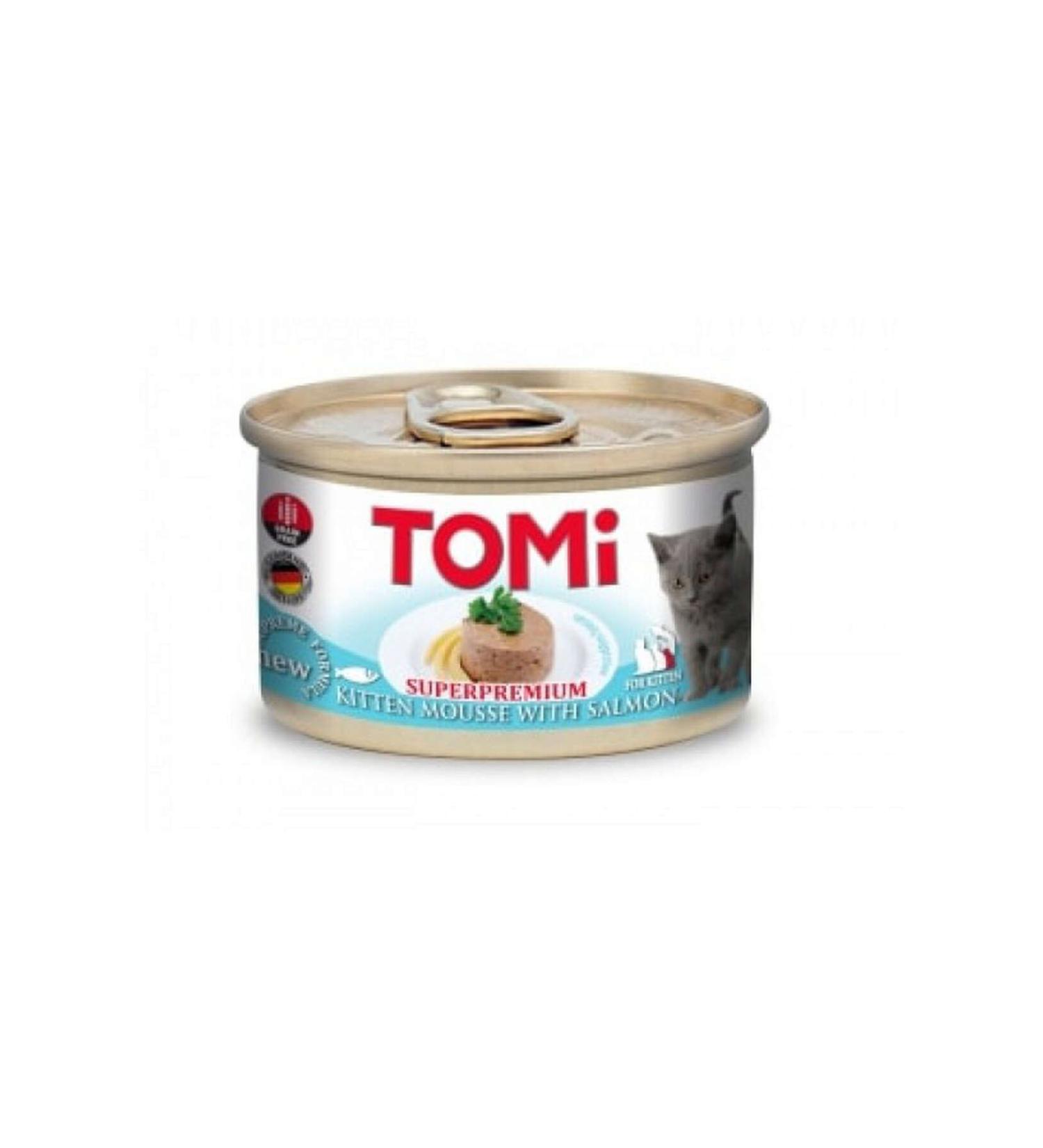 Tomi KITTEN SALMON WET FOOD 85 GR X 6 PIECES 106008