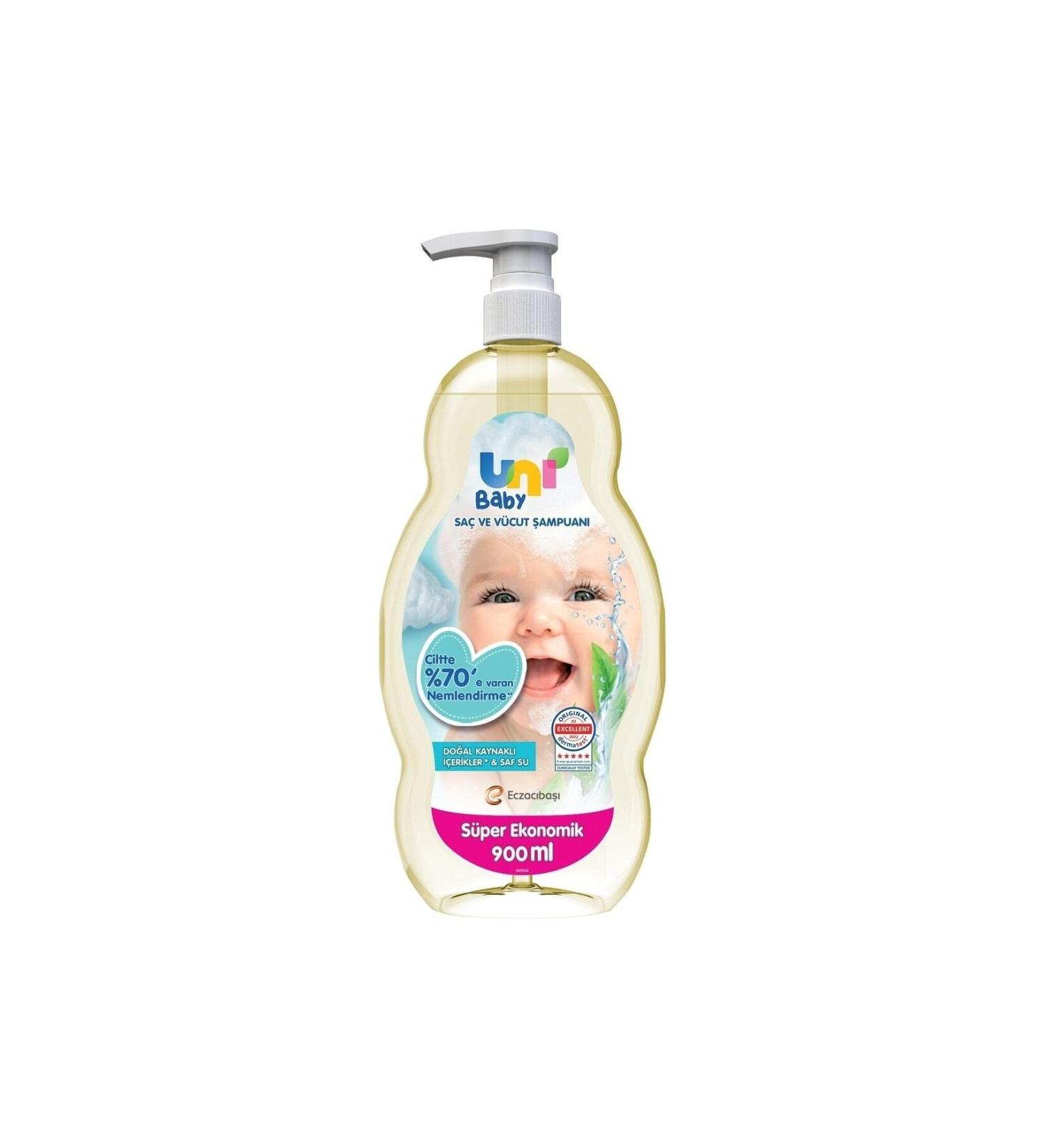 Uni Baby Hair and Body Shampoo 900 ml
