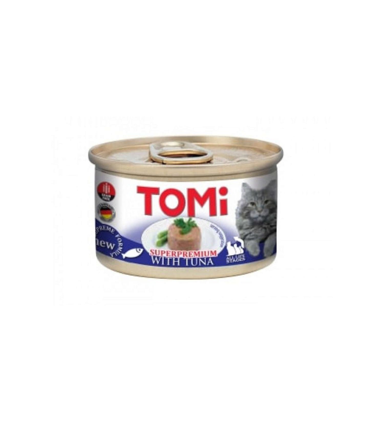 Tomi CAT TUNA FISH WET FOOD 85 GR X 6 PIECES 543133
