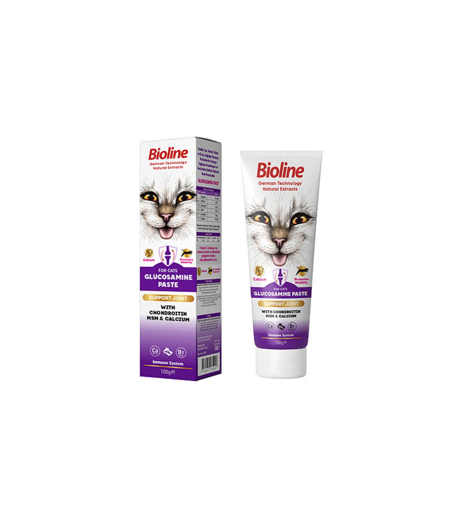 Bioline Glucosamine Paste Cat 100 gr X 2 Pieces 106008