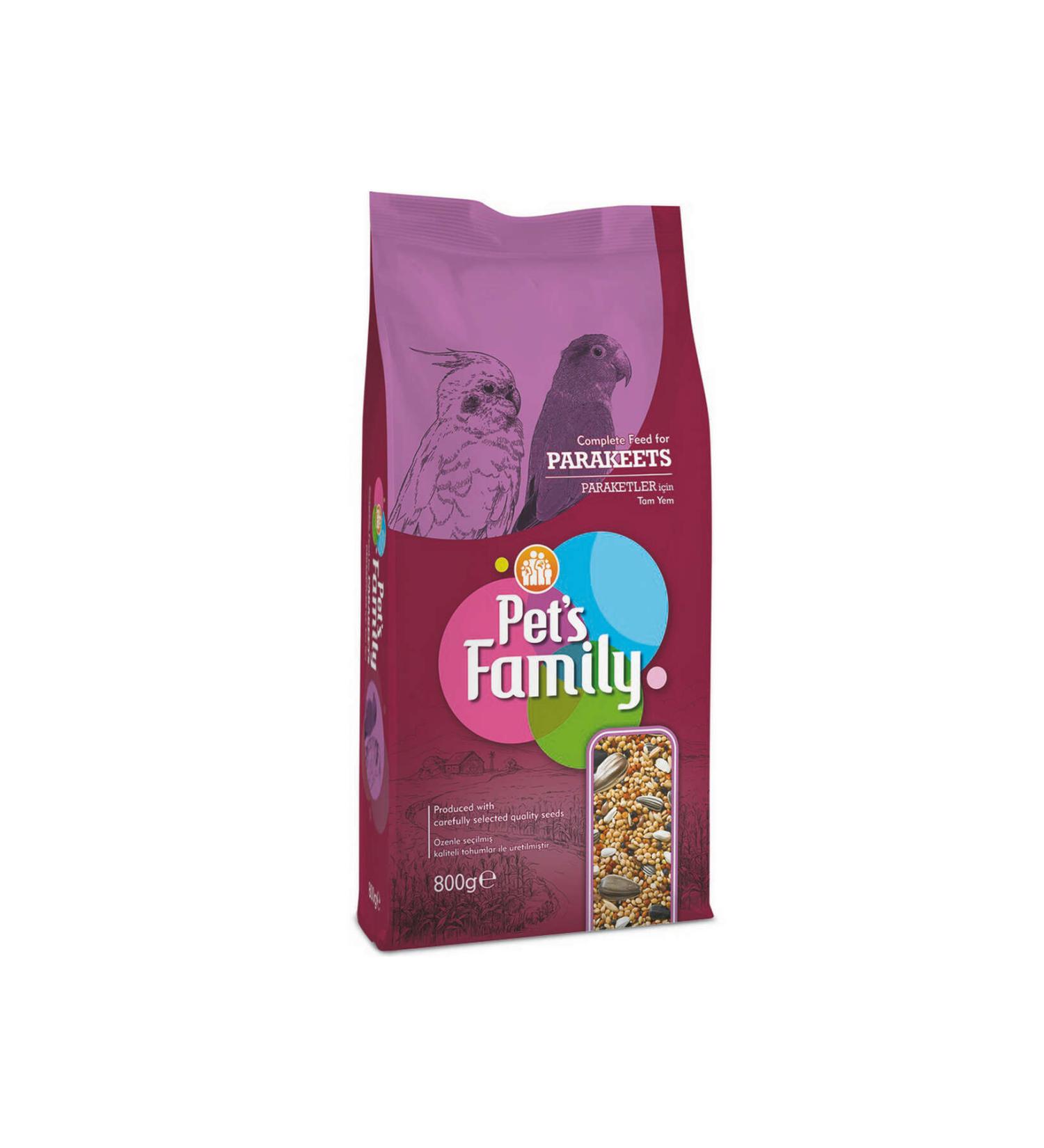 Pets Family Pets Family Parakeet Food 800g 543133