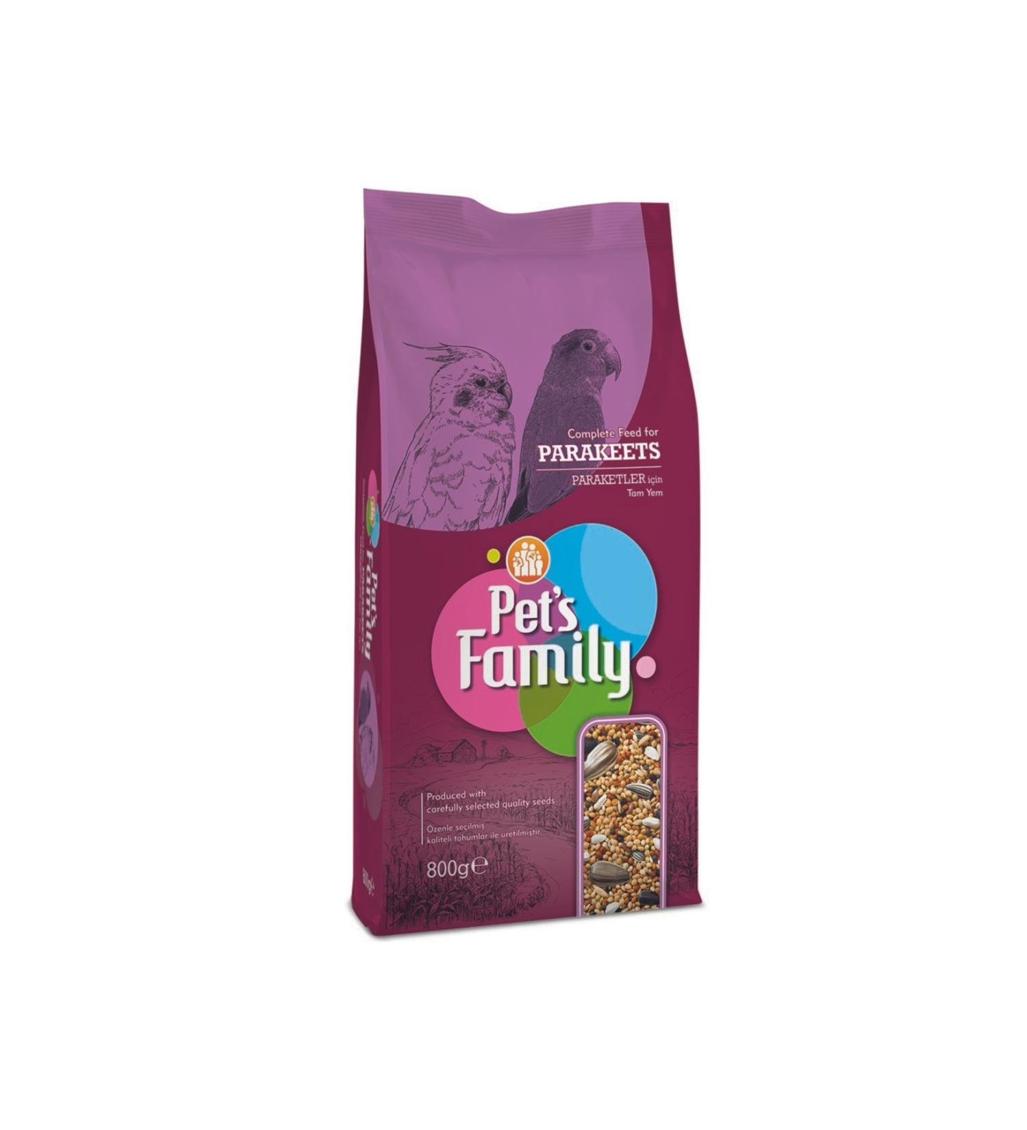 Pets Family PARAKE FOOD 800G X 2 PCS 451121