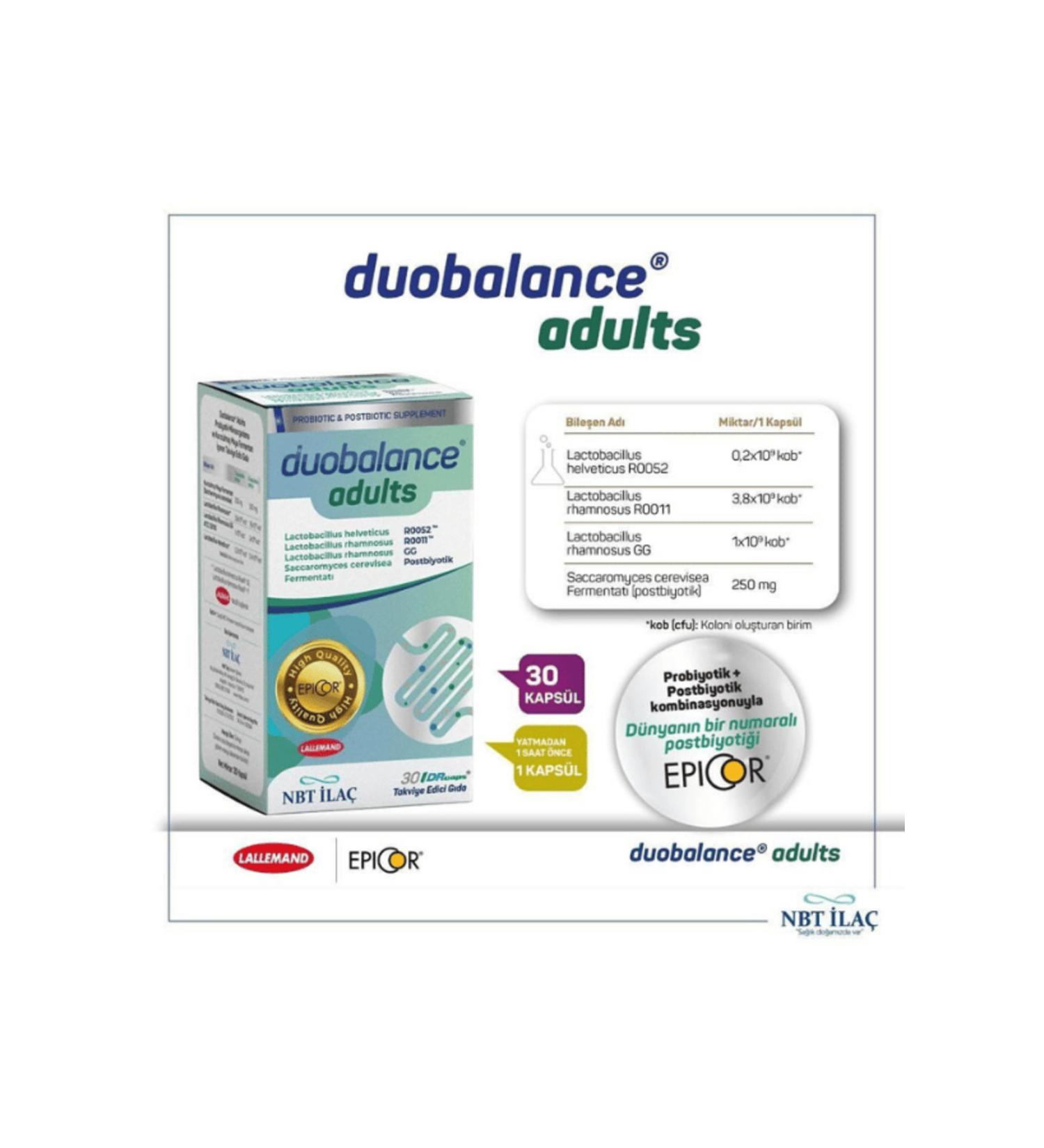 Nbt la Nbt Life Duobalance Adults 30 Capsules - Buy Online on GoSupps.com