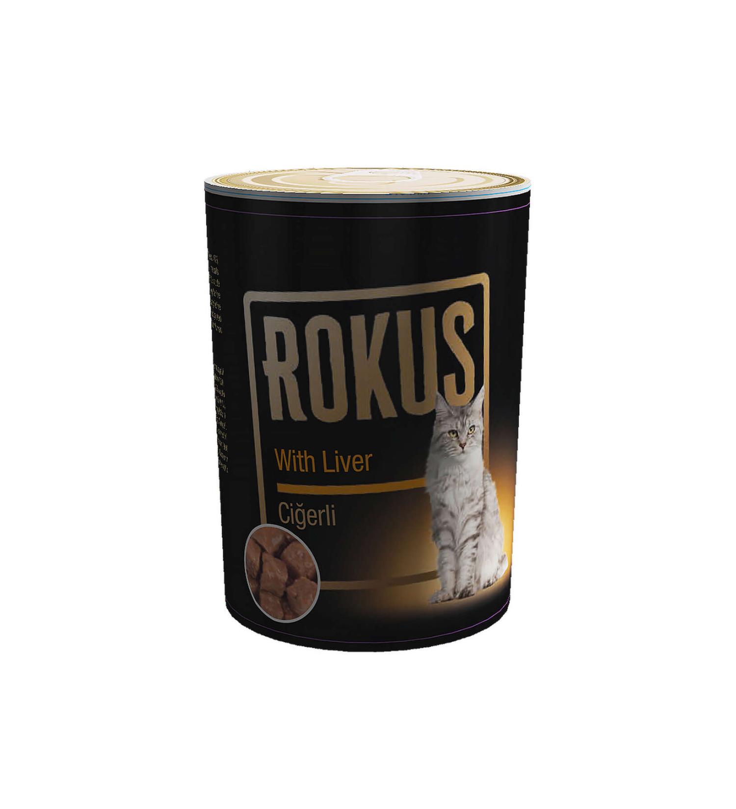 Rokus Liver Cat Canned Food 410g Rok240410lracl1 543133