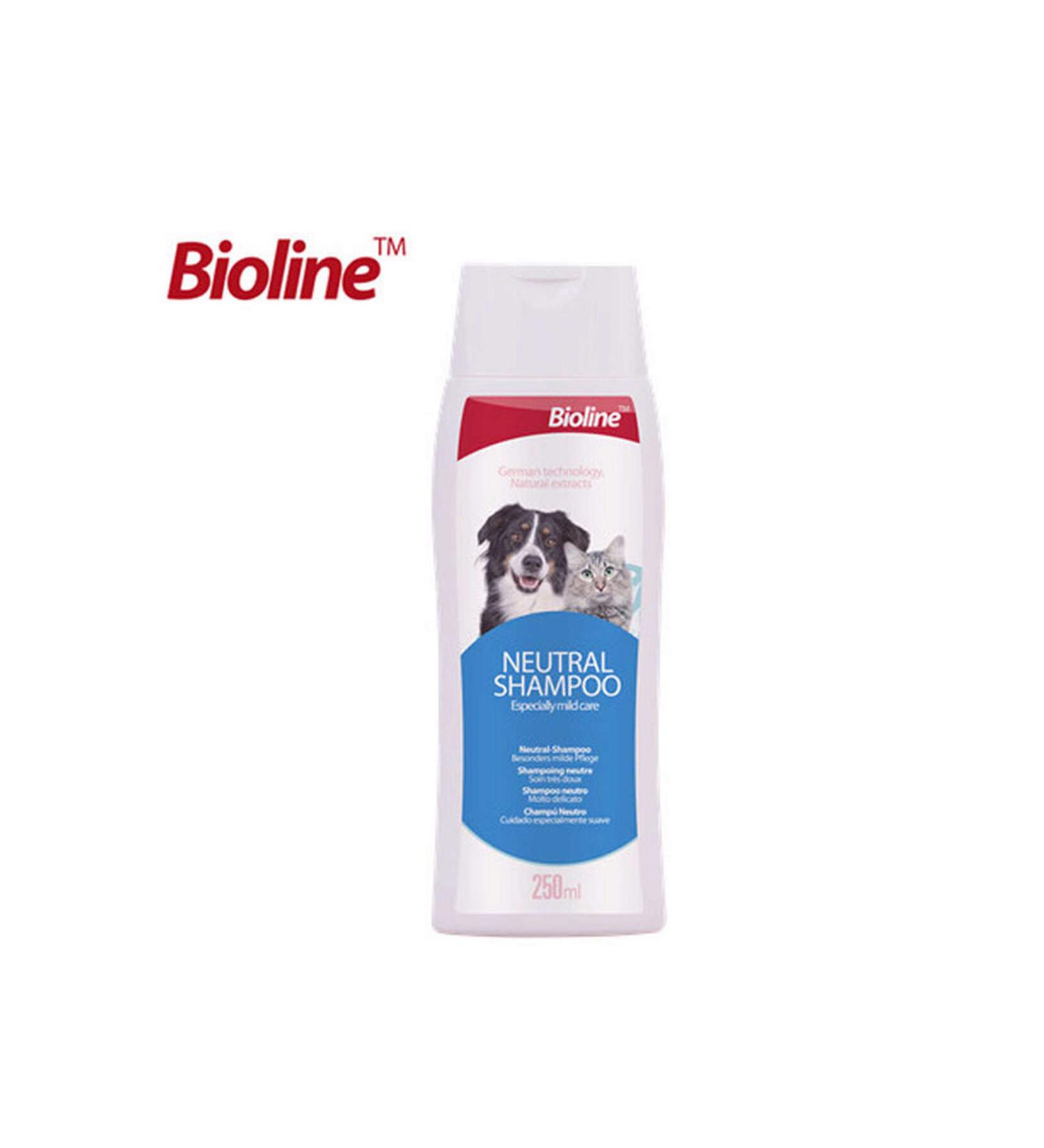 Bioline Natural Shampoo for Cats and Dogs 250 ml 141036