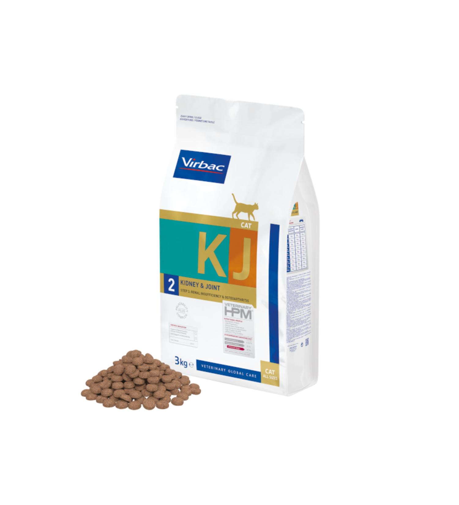 Virbac Kidney & Joint (KJ2) Cat Dry Food 3 kg