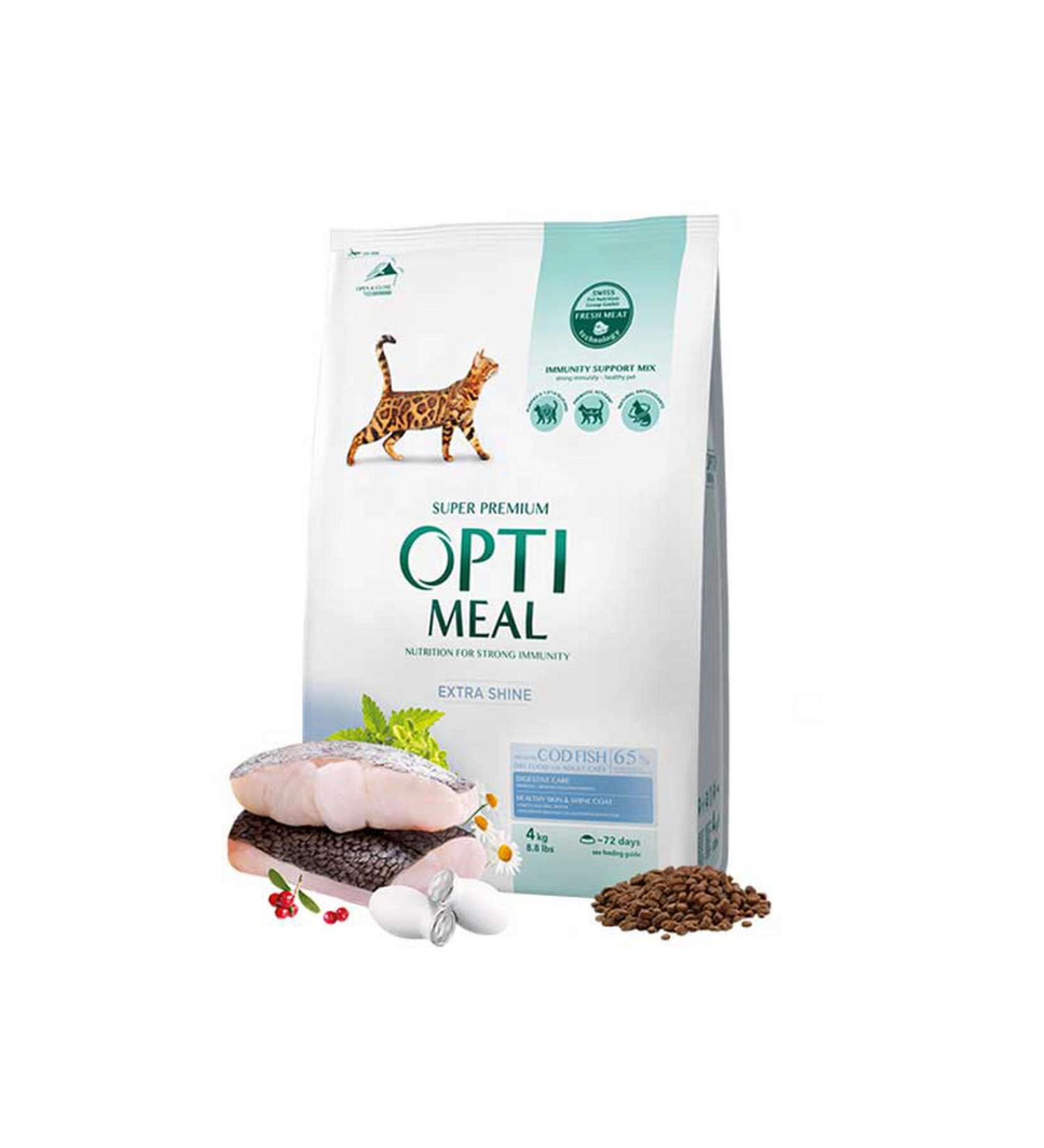 OptiMeal Cod Adult Cat Food 4 Kg 326107