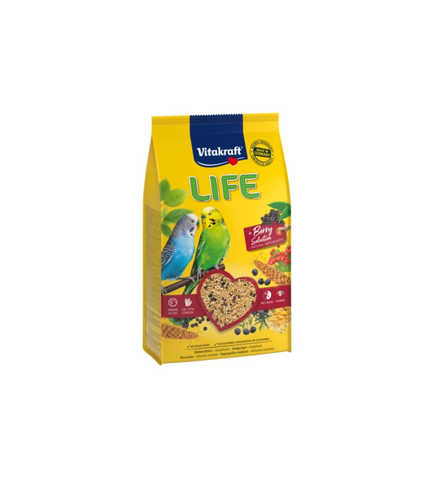 Vitakraft Life Budgie Food 800 gr X 2 Pieces 106008