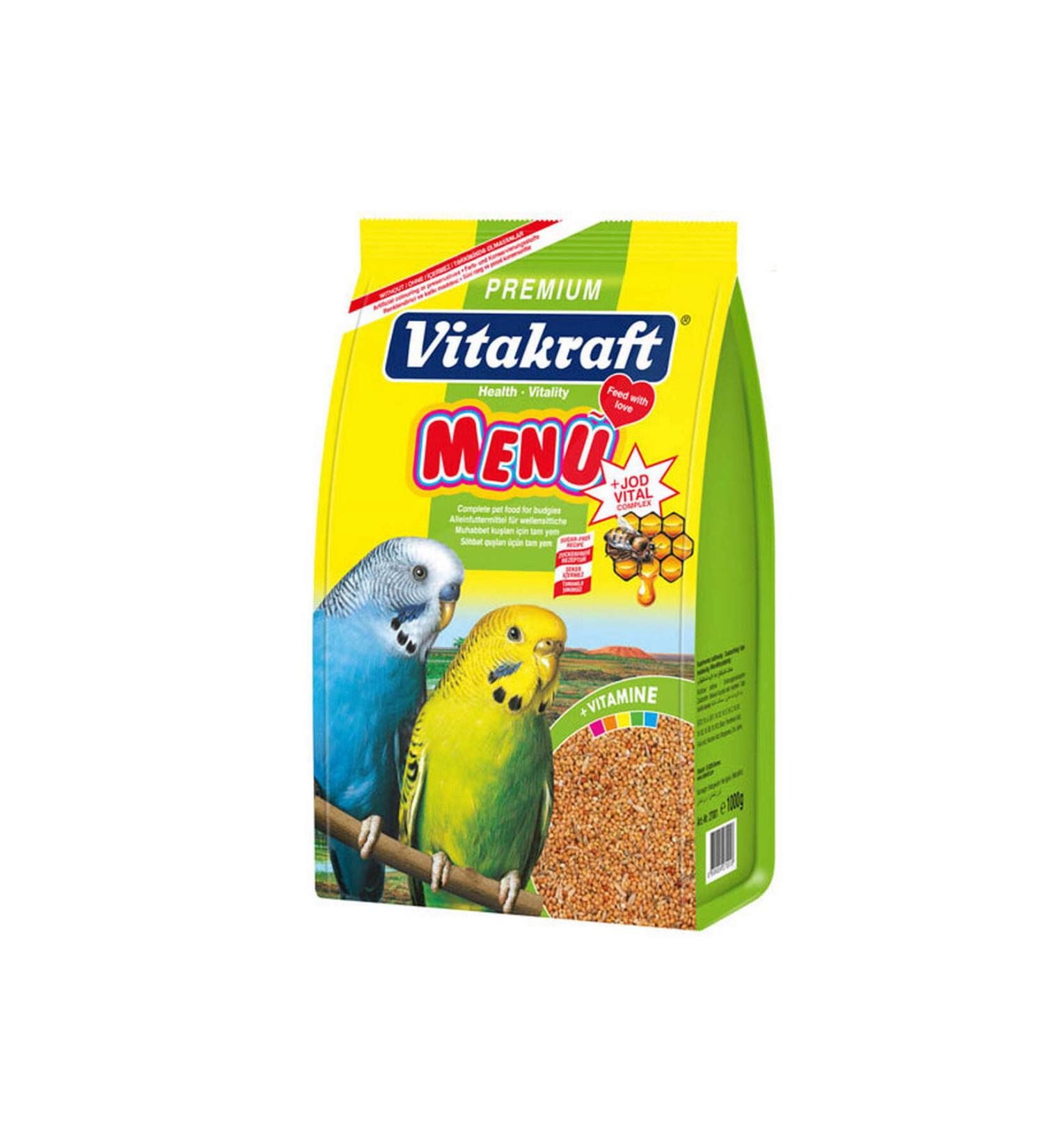 Vitakraft Menu Budgie Food 1000 Gr 543133
