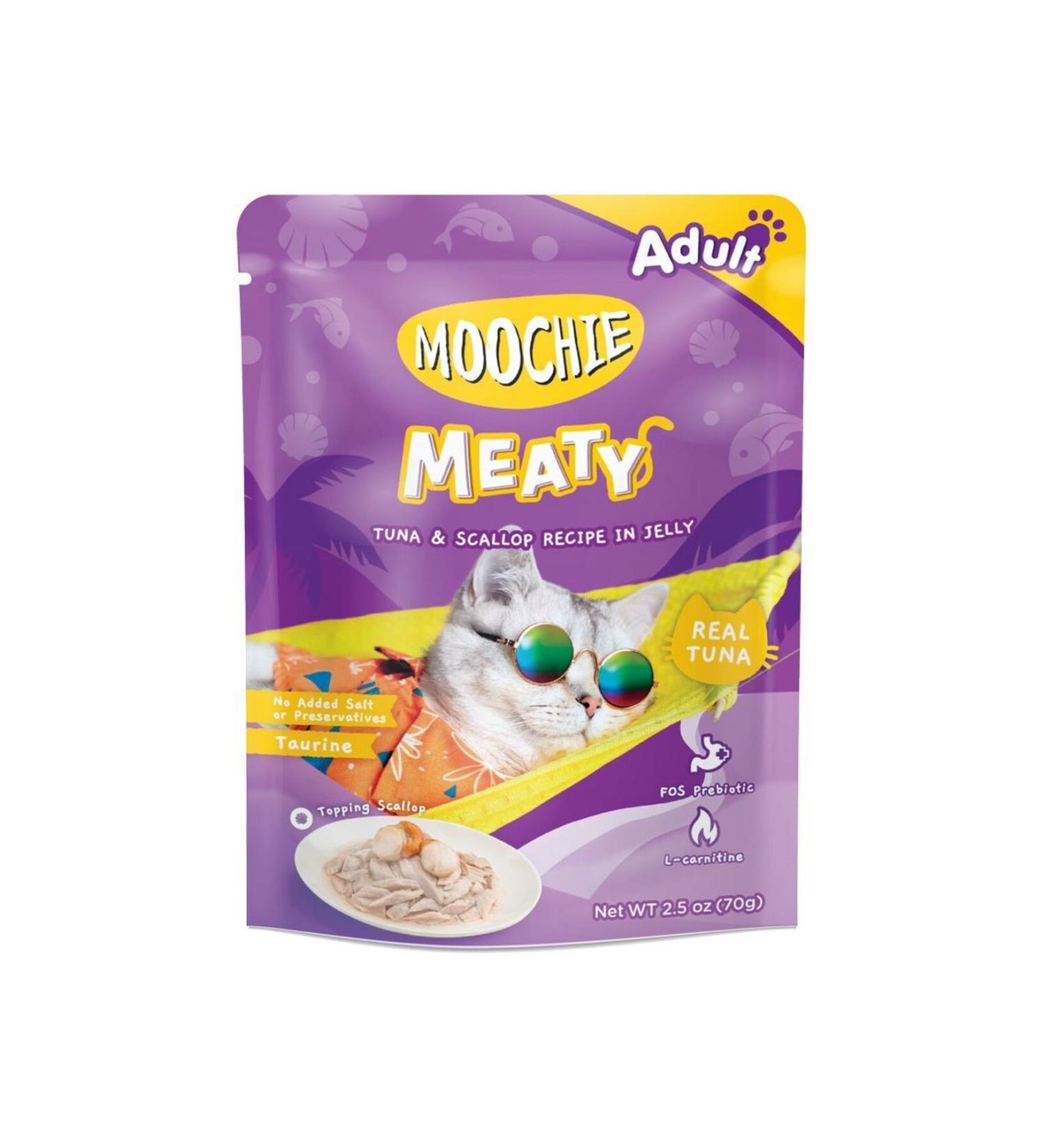 MOOCHIE Cat Reward Food Tuna and Tarator Gel 12 x 70g