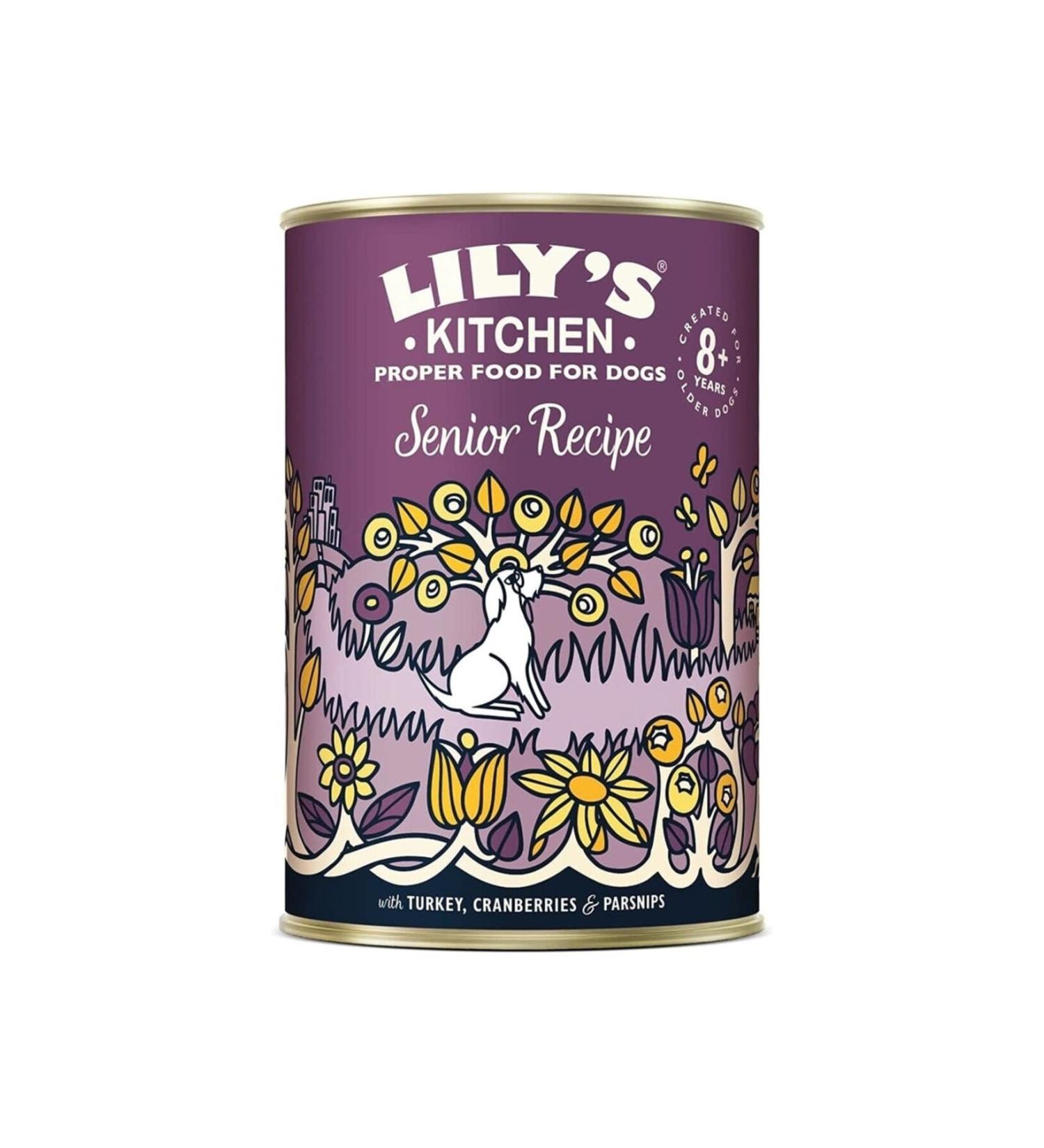 Lily's Kitchen Senior Dog Recipe Wet Food (400g) - Green-Lipped Mussel Supporting Joints