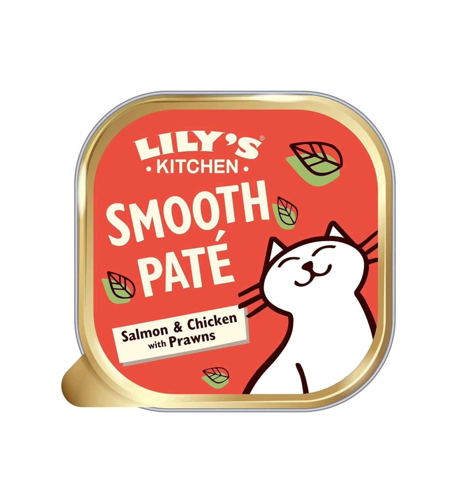 Lily's Kitchen Salmon & Chicken Pate Wet Cat Food 85g - Grain-Free Nutritious and Delicious