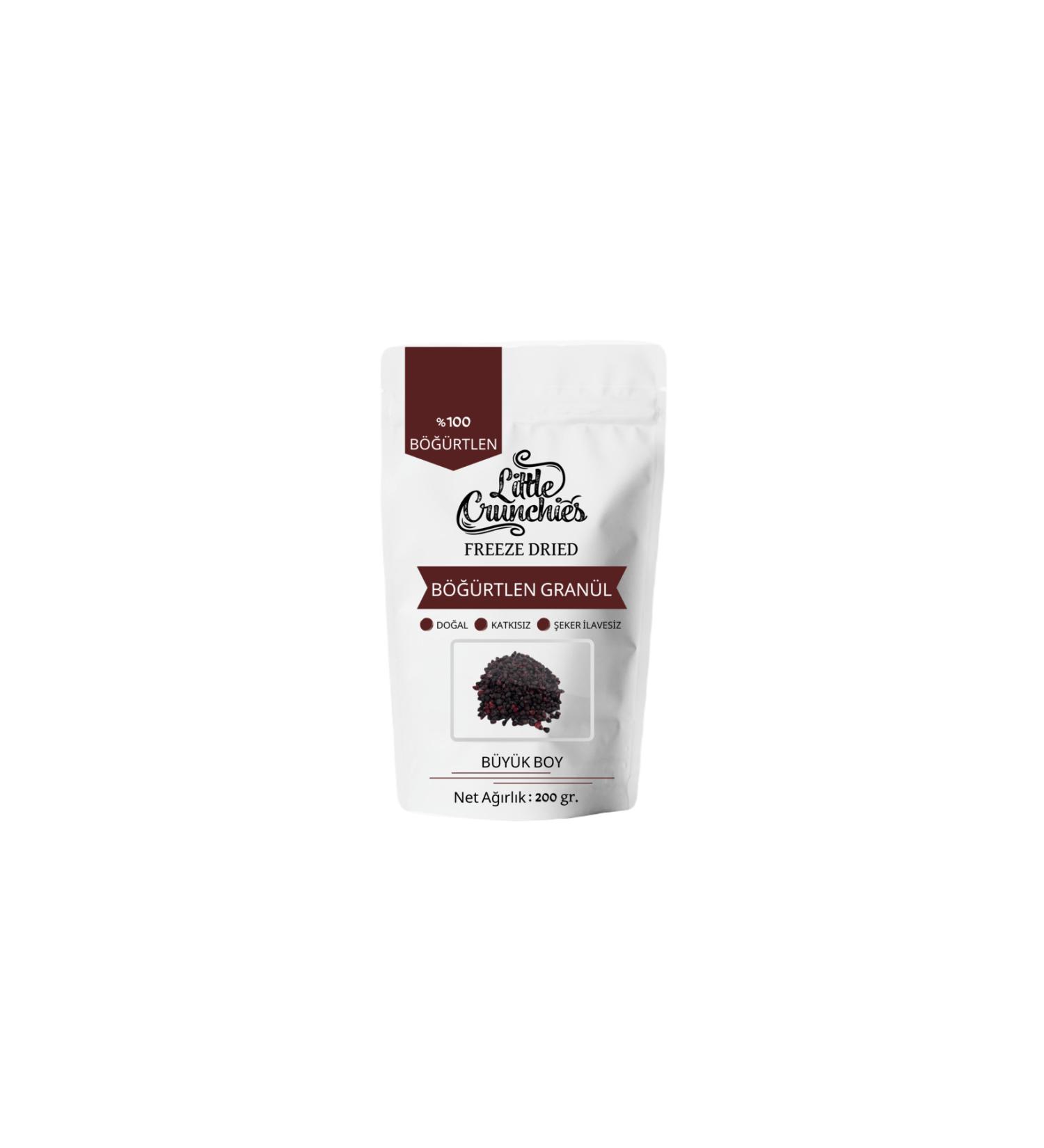 Little Crunchies Freeze Dried Blackberry Granules - 200 Gr. - Large - Freeze Dried