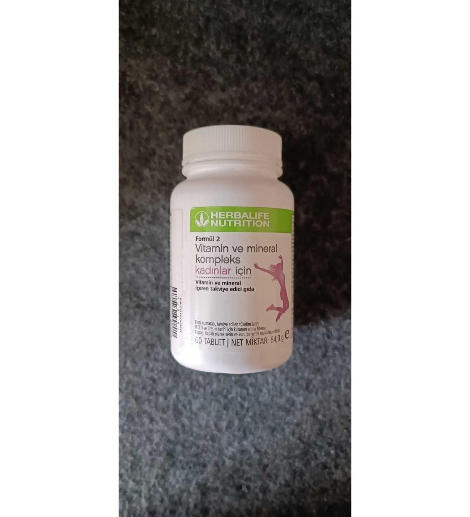 Herbalife Formula 2 Vitamin and Mineral Complex For Women 60 Tablets