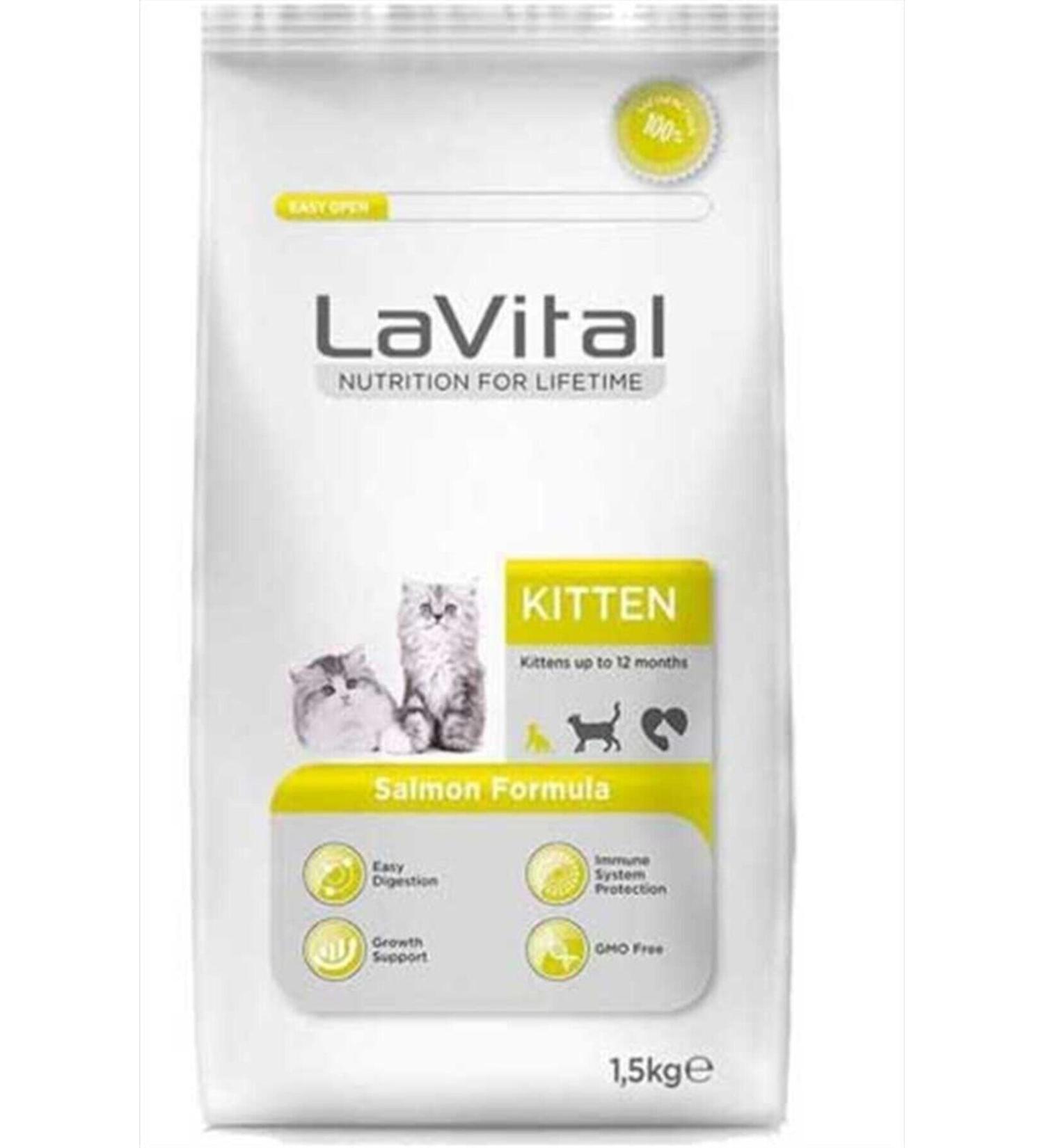 La Vital Salmon Kitten Food 1.5 Kg