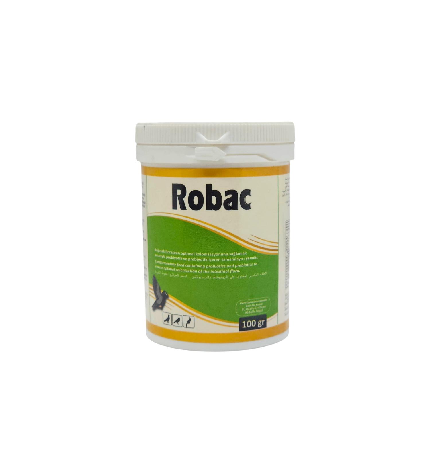 Royal la Royal la Robac 100 Gr. Probiotic and Prebiotic for Pigeons and Cage Birds