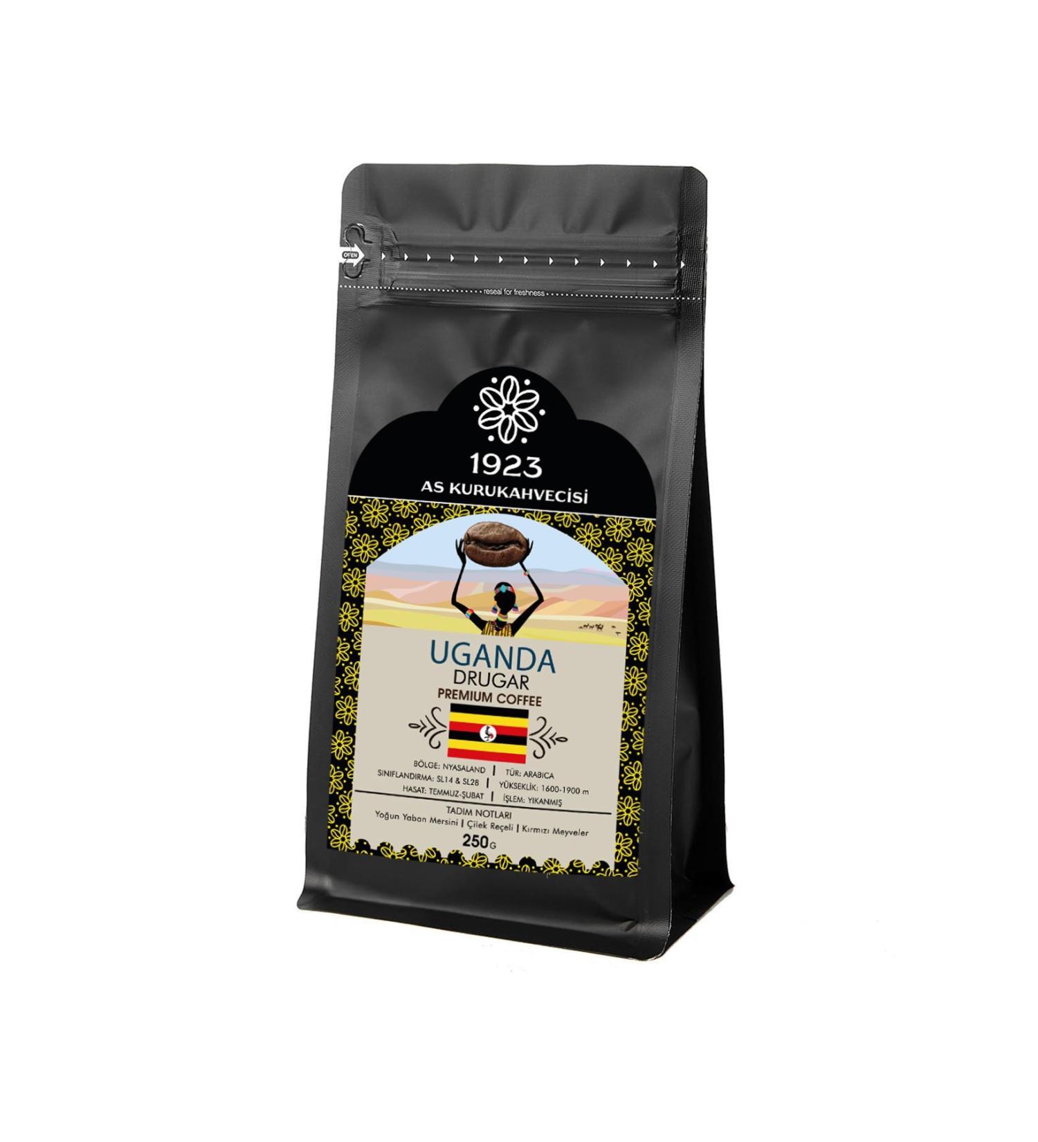 AS Kurukahvecisi Uganda Drugar Filter Coffee 250 Gr.