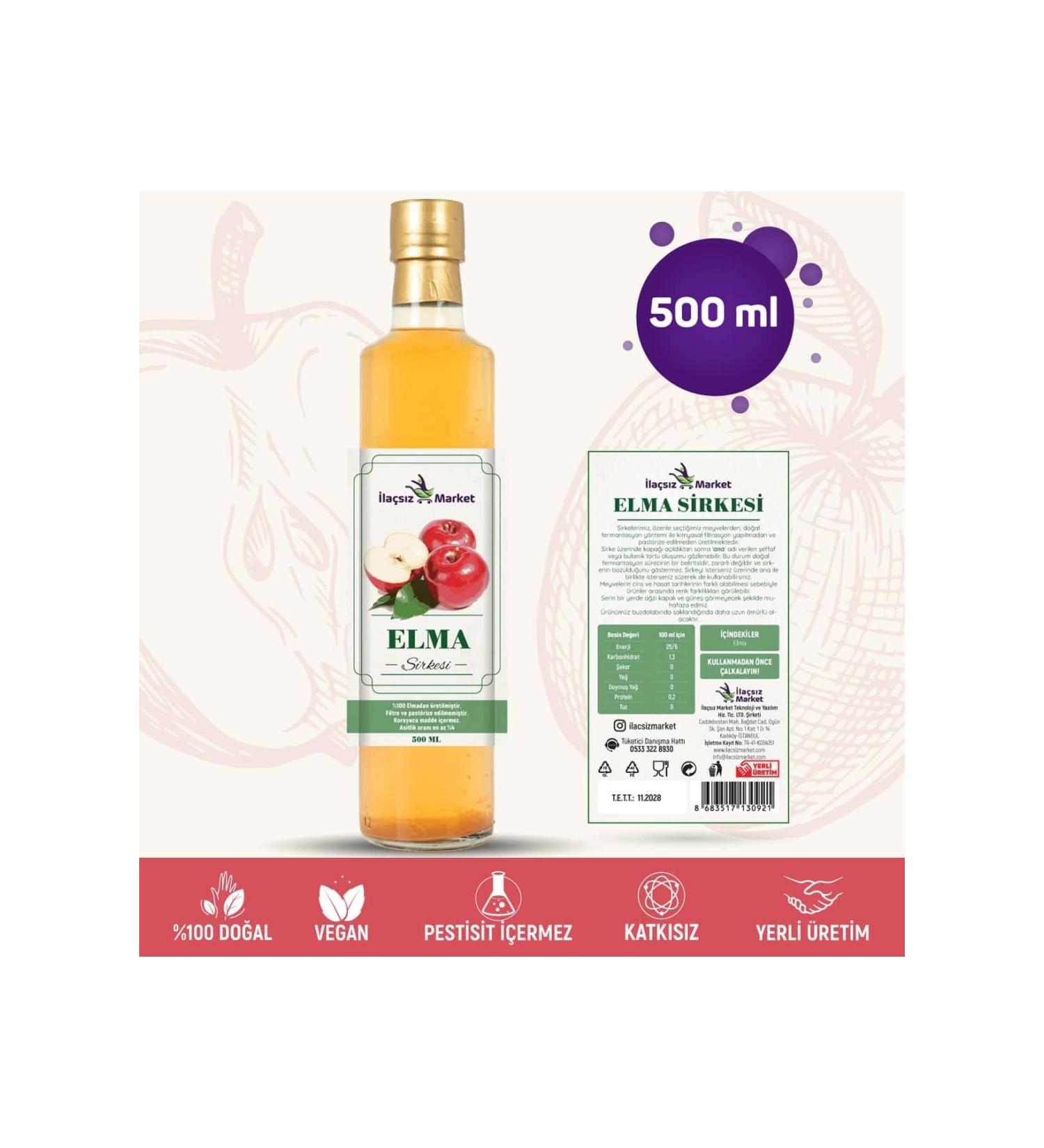 Non-medicated Market Apple Cider Vinegar / 500 ml (VERY SHARP)