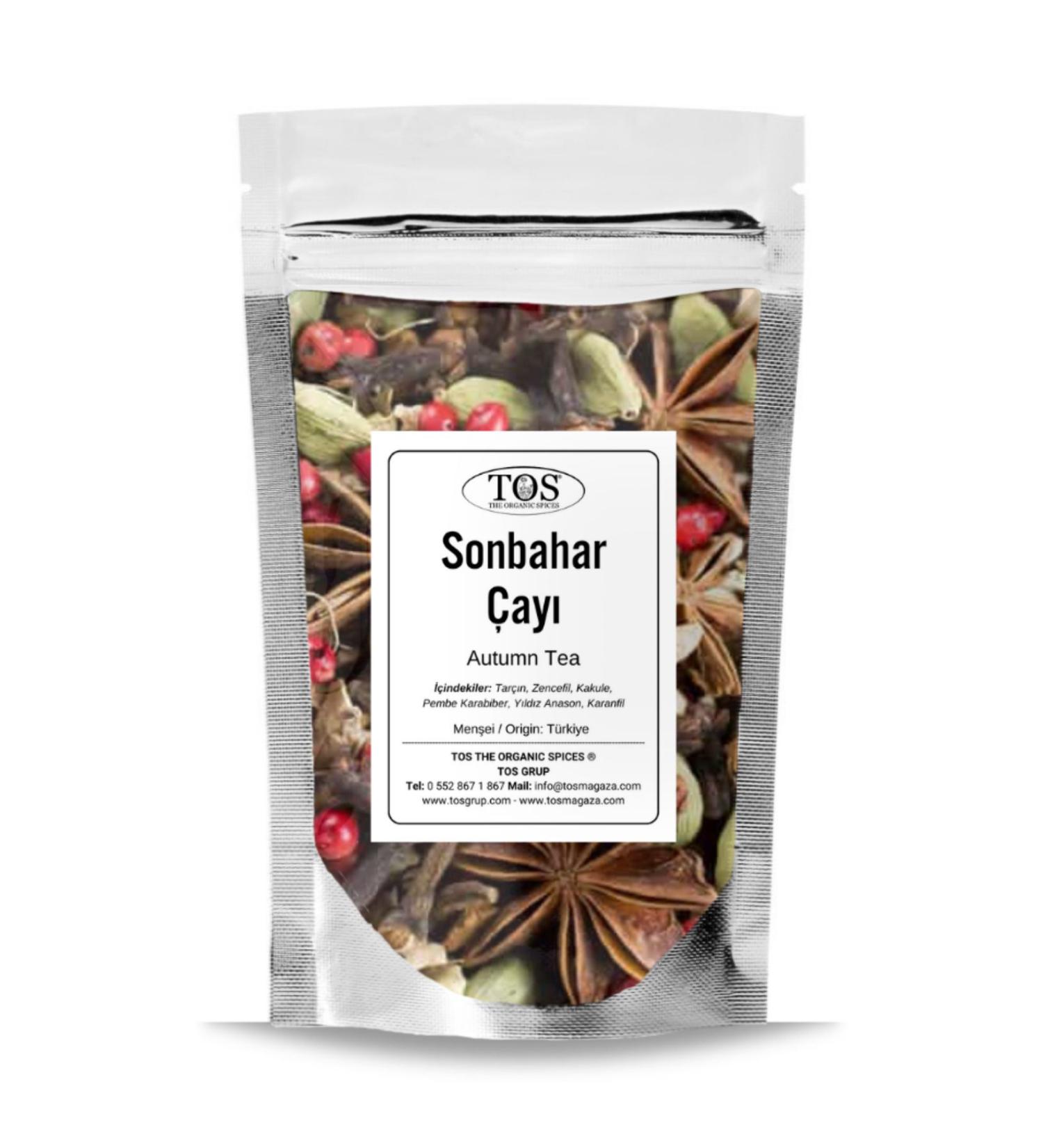 TOS The Organic Spices Autumn Tea 100 gr (1st Quality) Autumn Tea