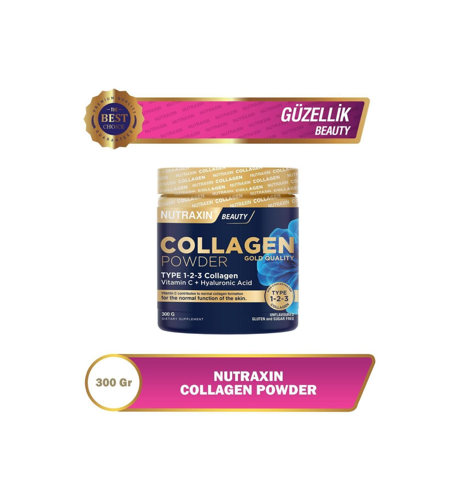 Nutraxin Beauty Collagen Powder Gold Quality 300 gr 4-pack