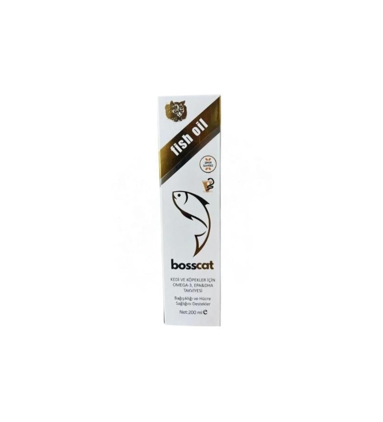 Bosscat Omega 3 Fish Oil for Cats and Dogs 200 ml