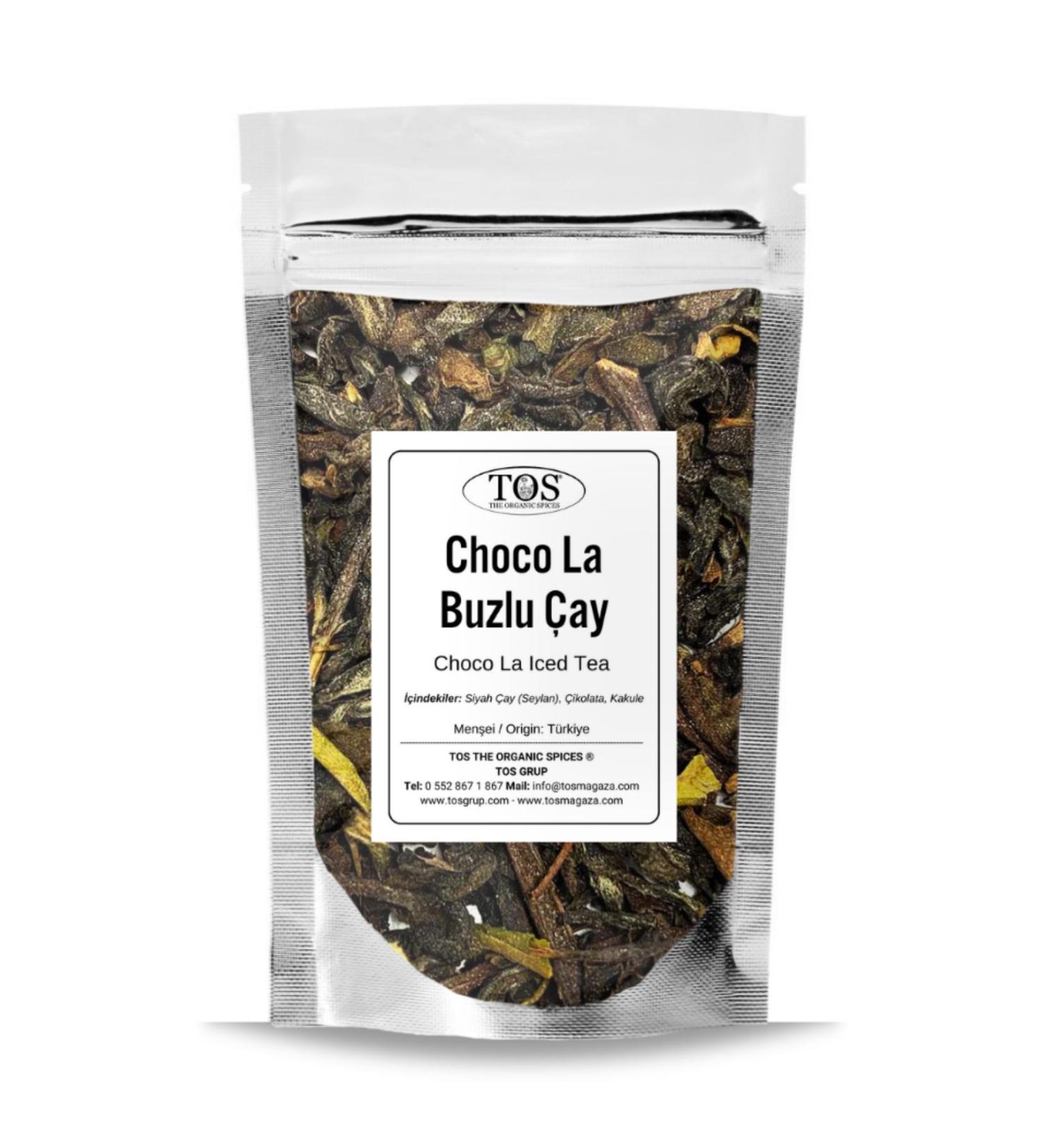 TOS The Organic Spices Choco La Iced Tea 250 gr (1st Quality) Choco La Iced Tea