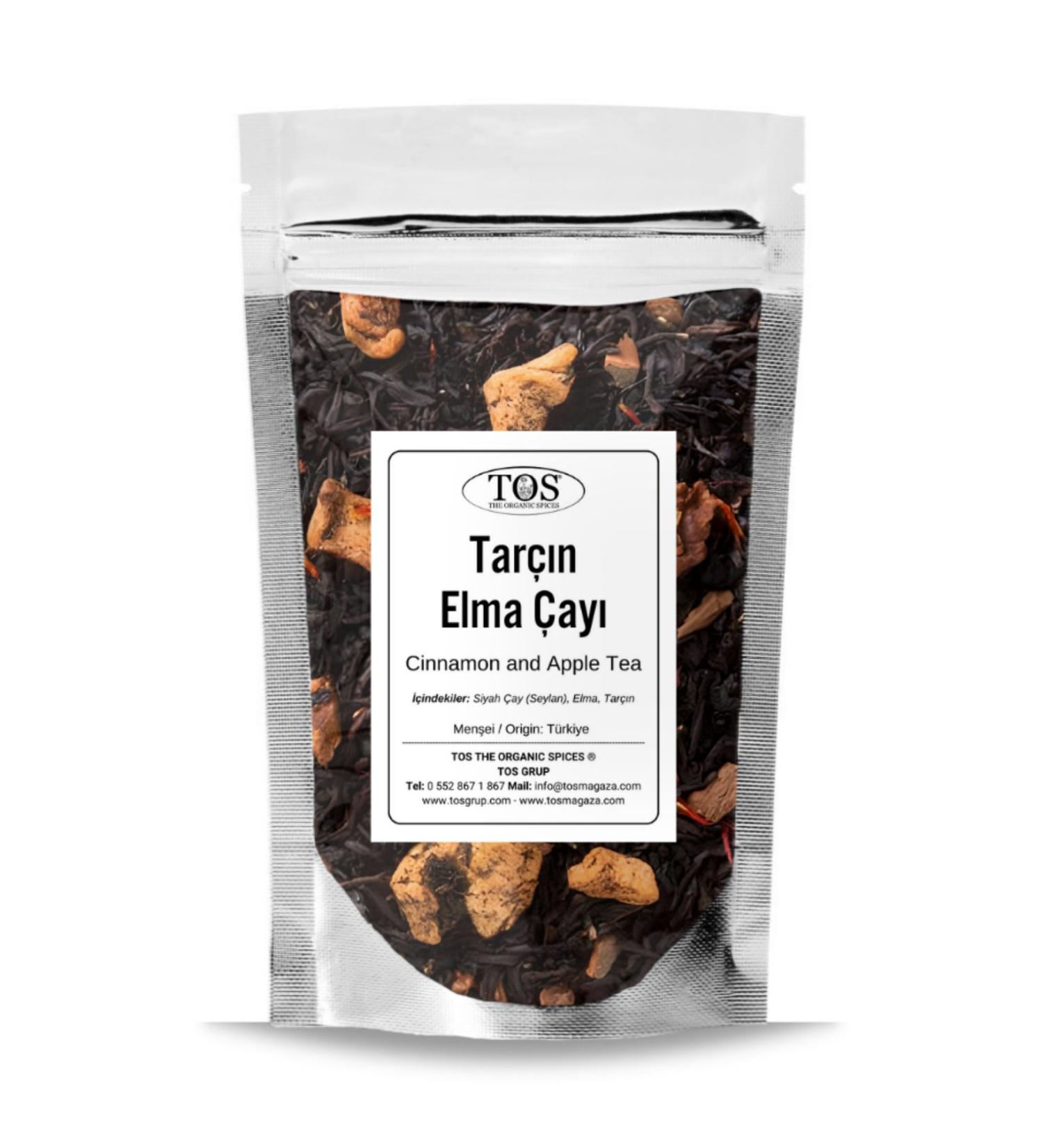 TOS The Organic Spices Cinnamon and Apple Tea 250 gr (1st Quality)