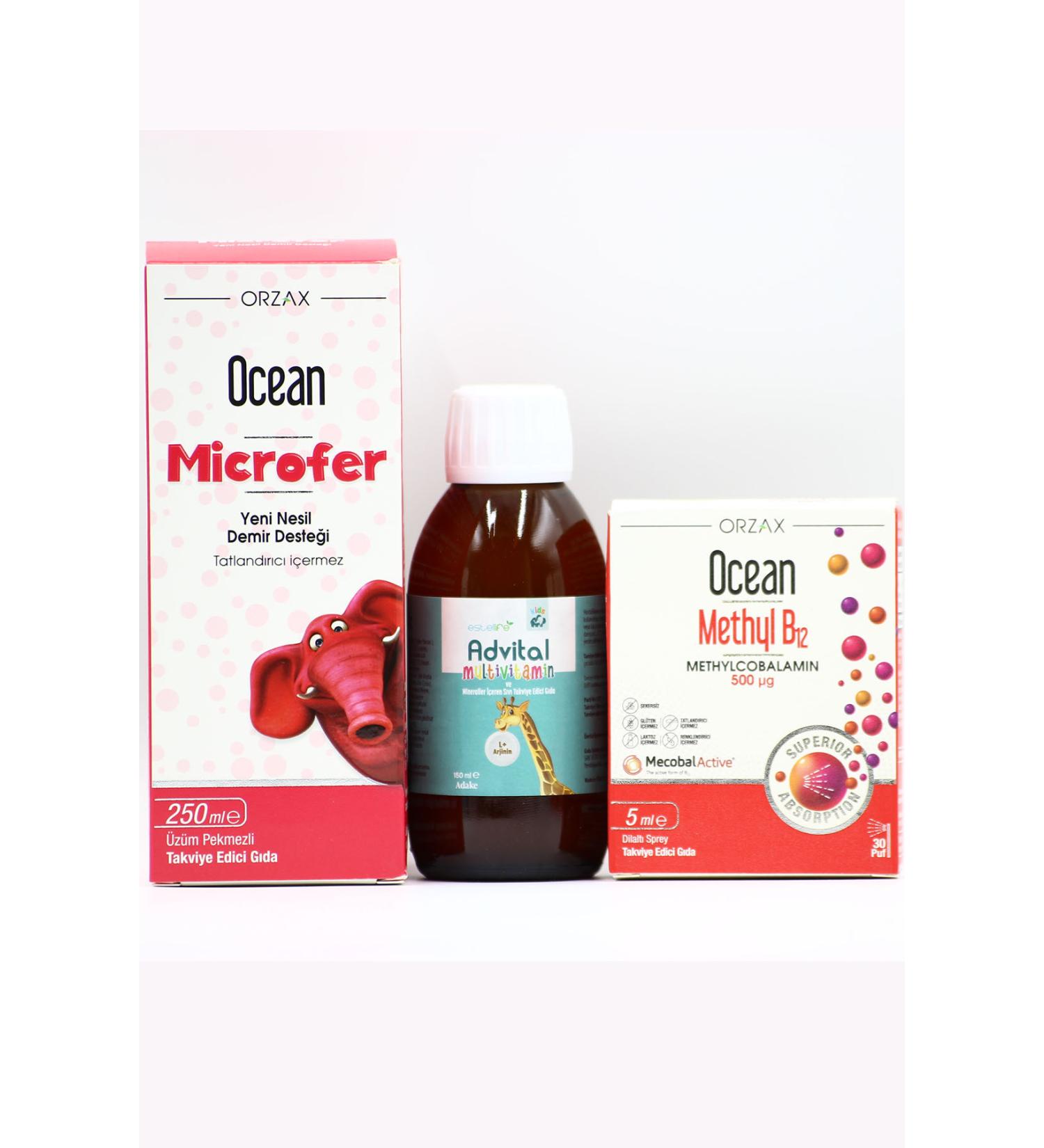 Ocean Gummies Chew. Form D3 Vitamin and Advital Multivit Syrup