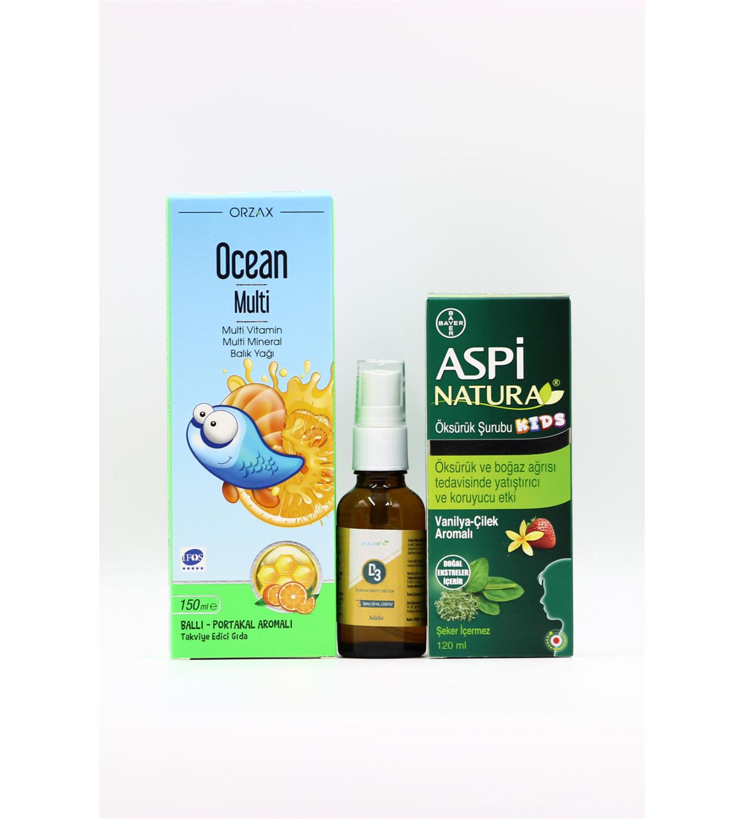 Ocean Kids Immunity and Multivitamin Support Set: Zinc D3 & Gummies Multivitamin