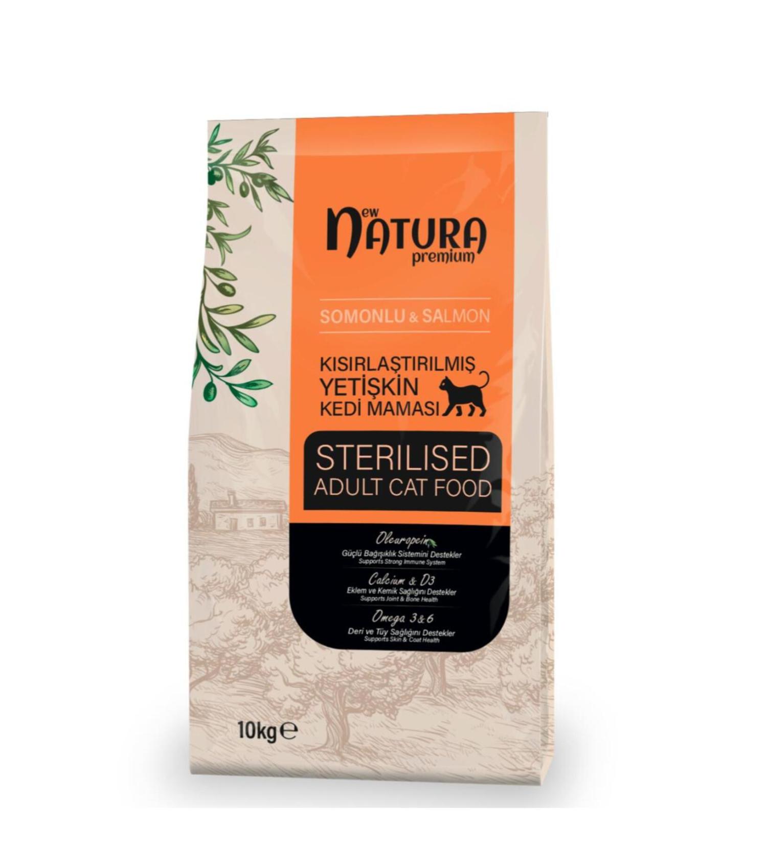 New Natura PREMIUM STERILIZED CAT 10 KG