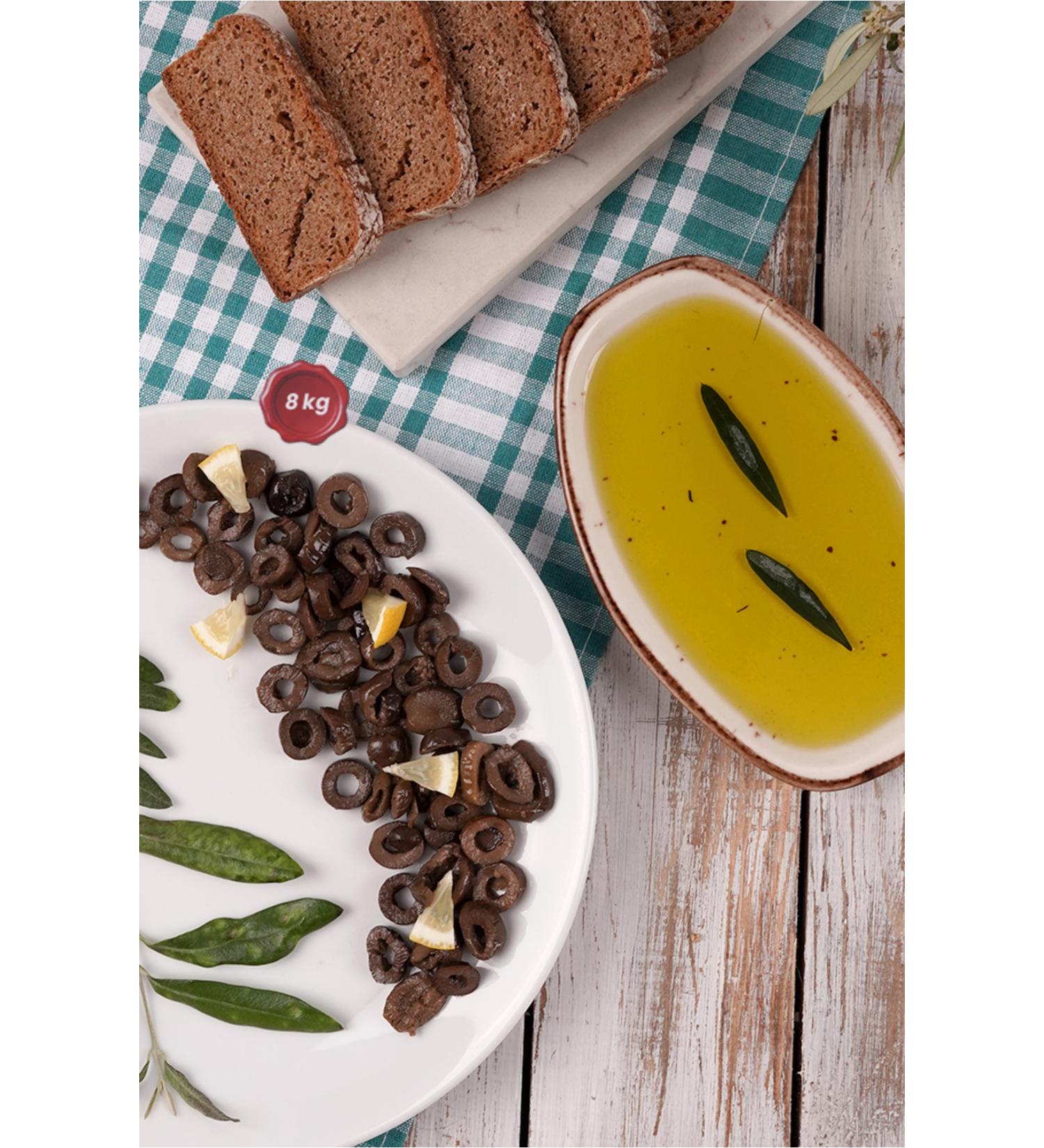 AYM S Sliced Black Olives 8 KG