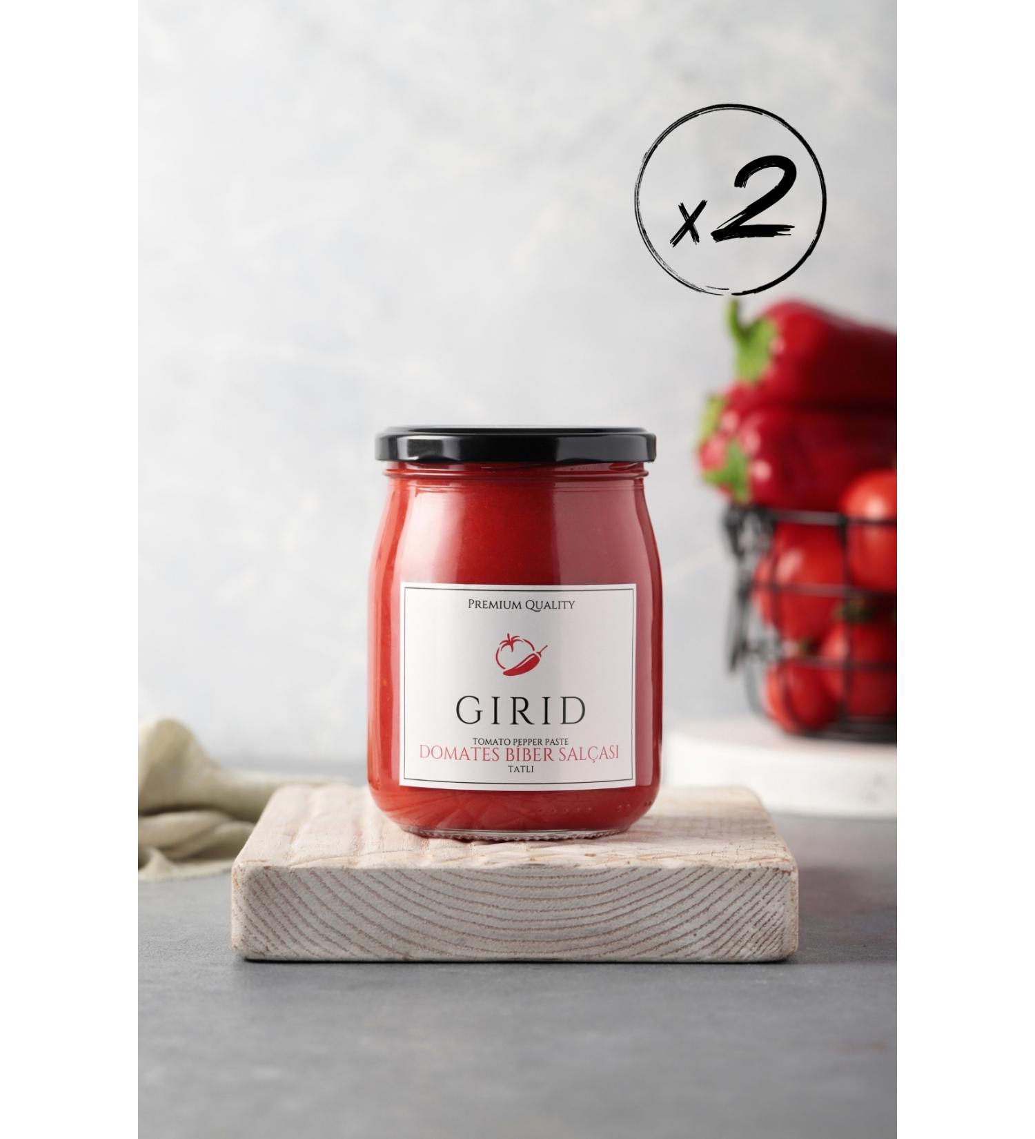 Girid Tomato Pepper Paste 540 gr x2 Pieces