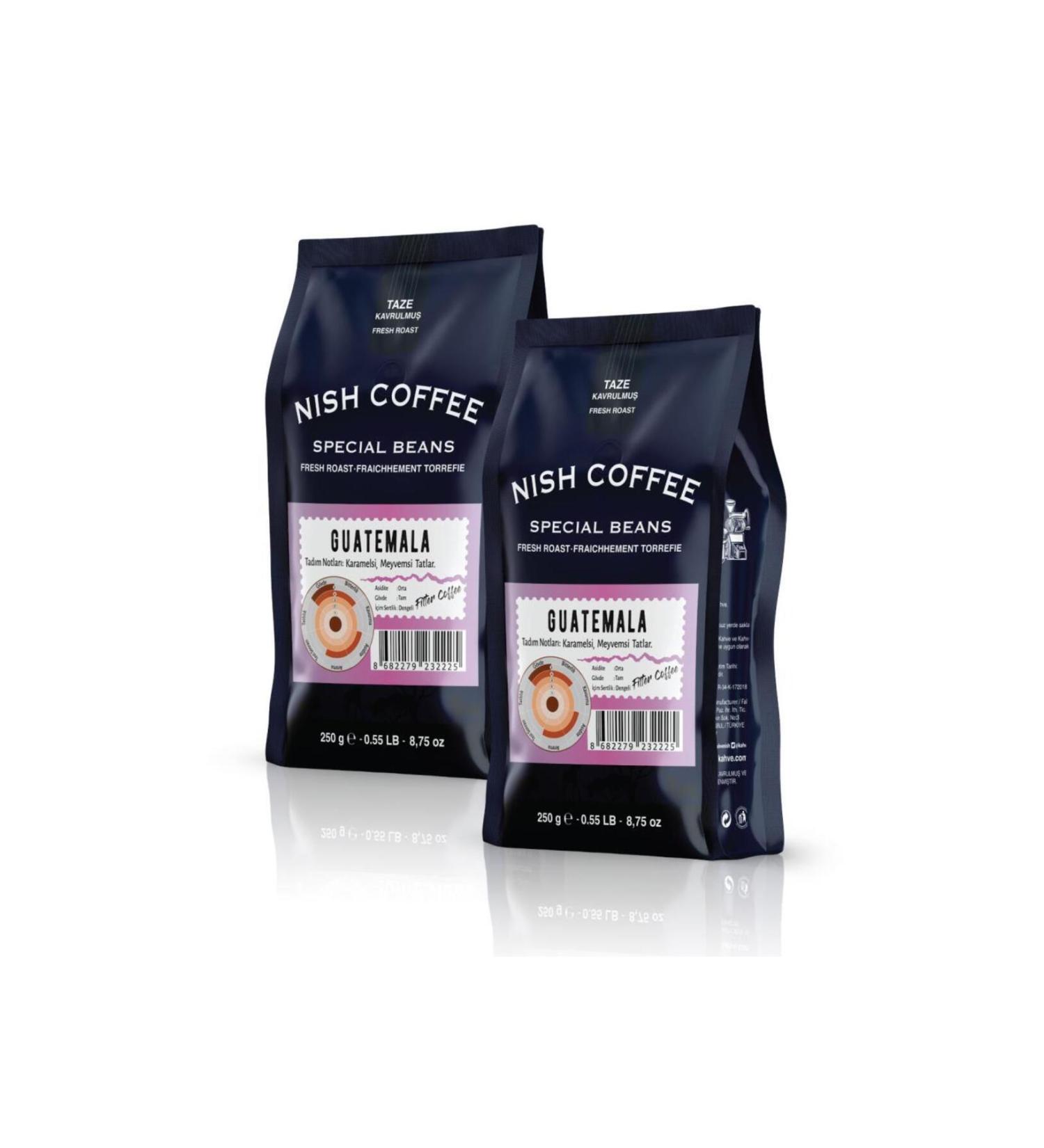 Nish Coffee Nish Filter Coffee Guatemala 2 X 250 gr Ground Coffee - Buy Online on GoSupps.com