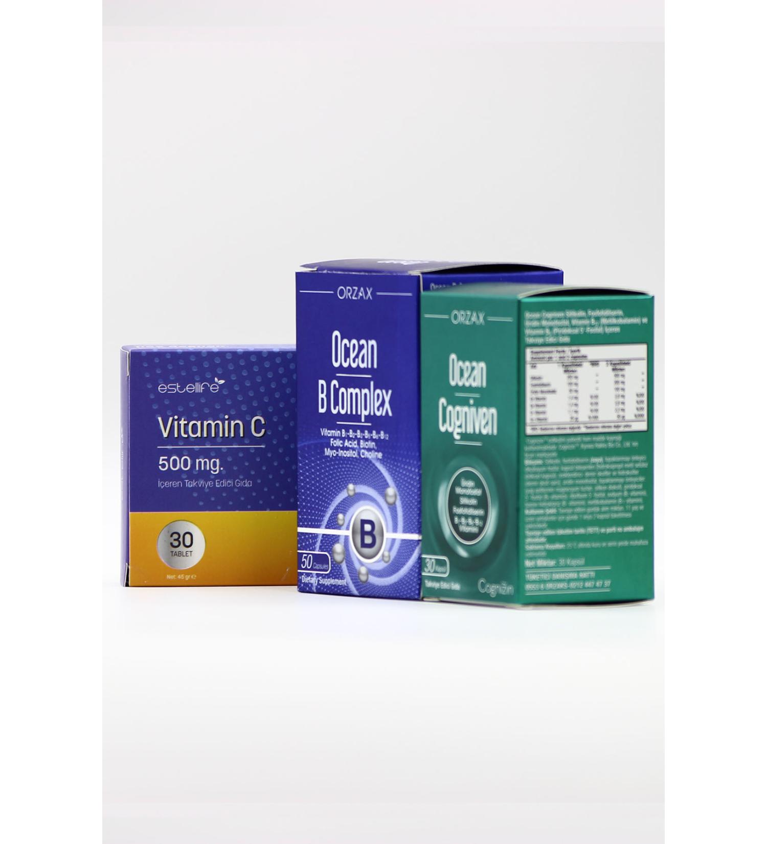 Ocean B Complex - Ocean Cogniven - Vitamin C 500 mg