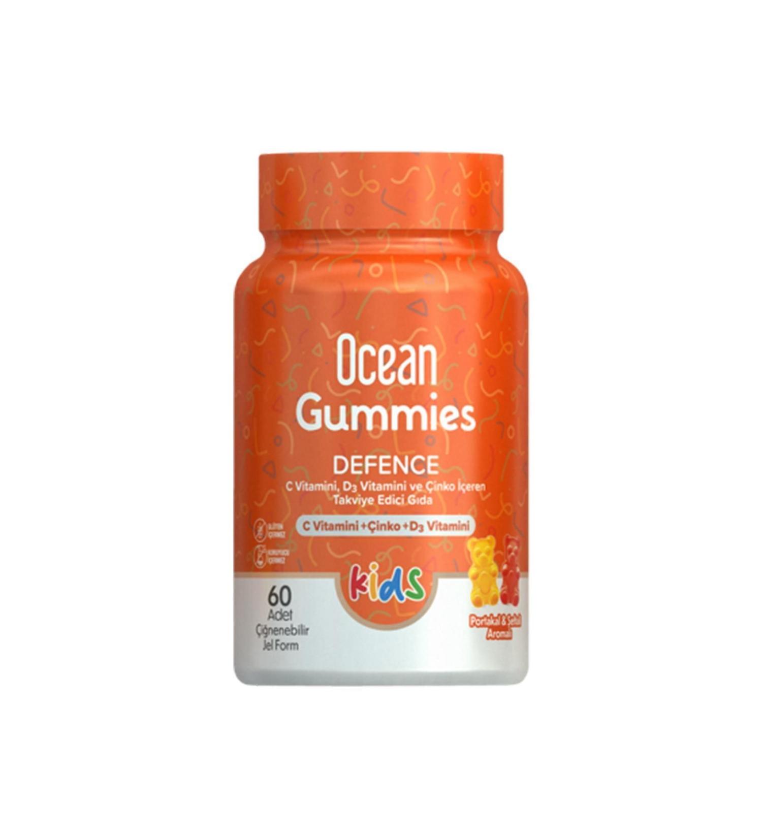 Ocean Gummies Defense 60 Chewable Form
