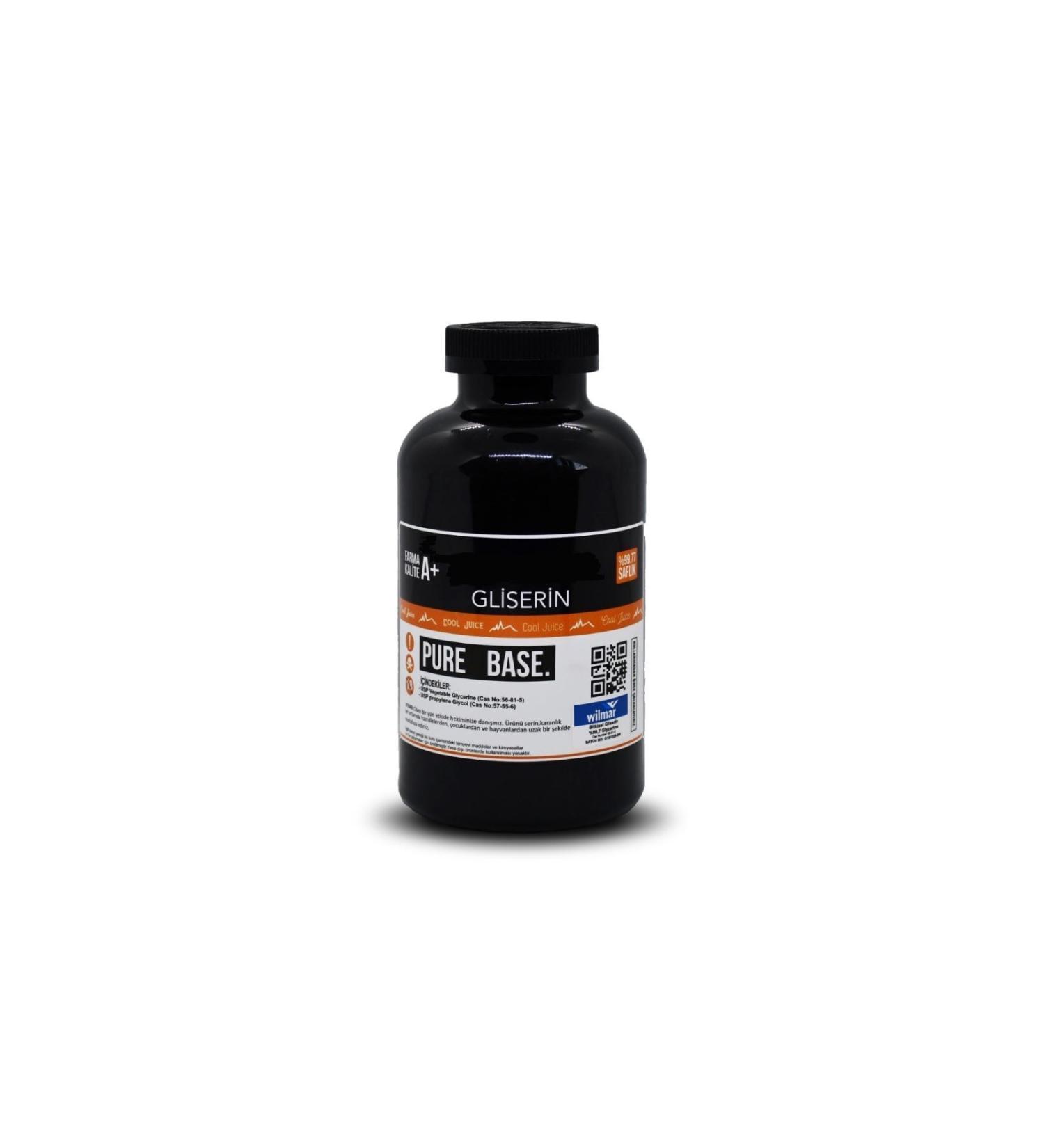 Cool Kimya wilmar-merck glycerin base high quality 250 ml 6 mg 80-20
