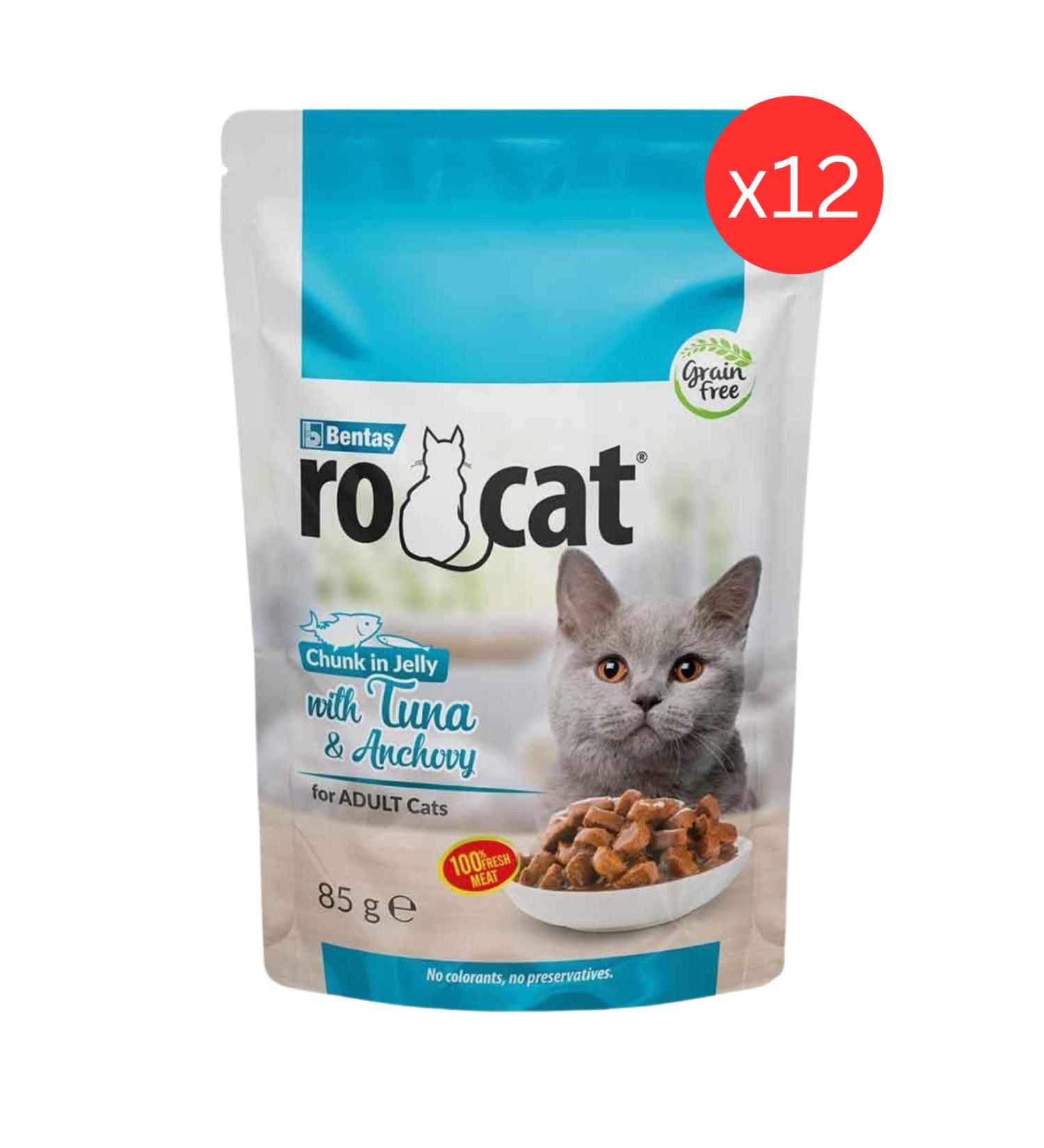 Rocat Ro Cat Sterilized Salmon Cat Wet Food 85 Gr x 12 Pieces