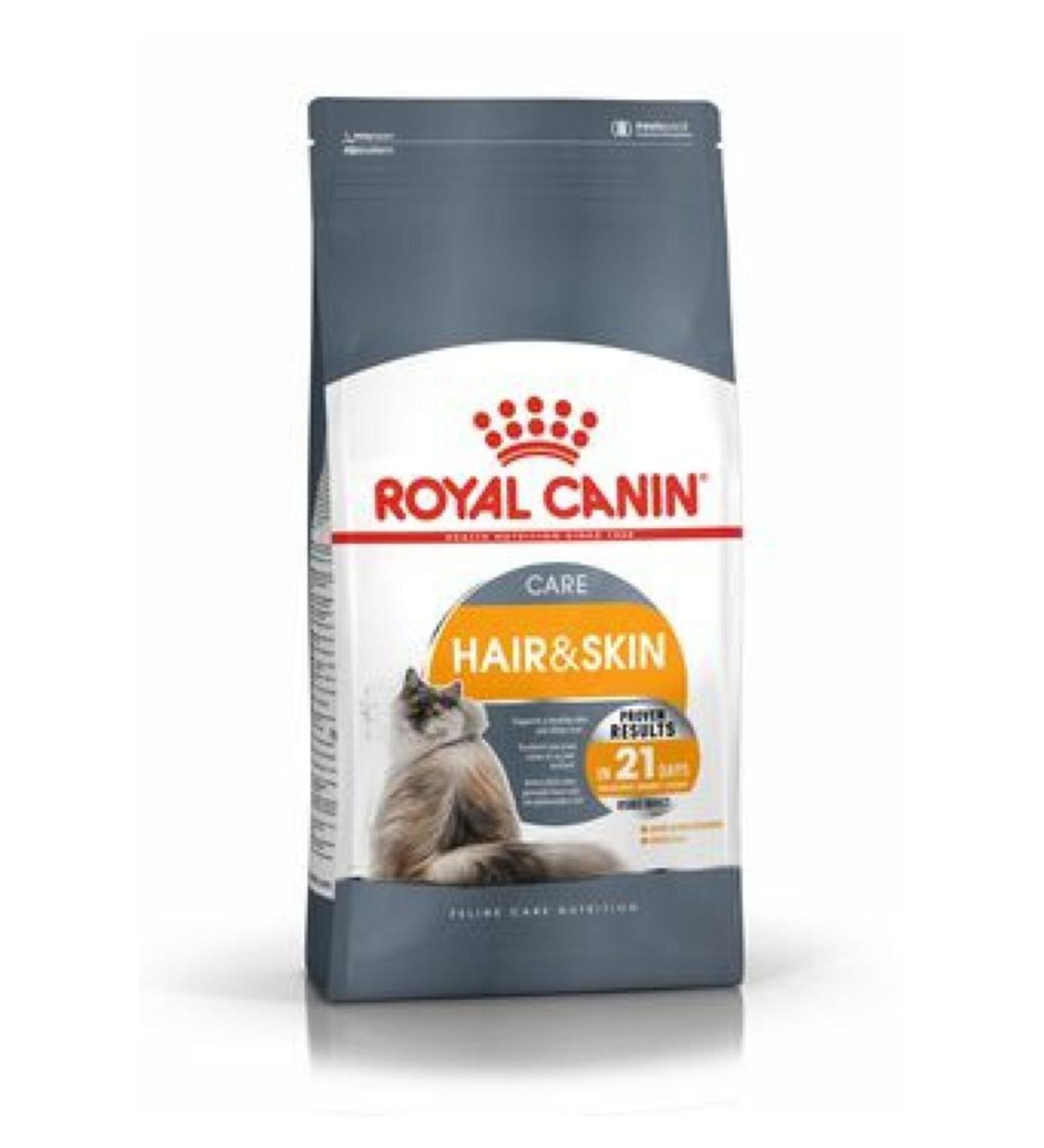 Royal Canin Hair&Skin 4kg Dry Cat Food for Long Haired Cats