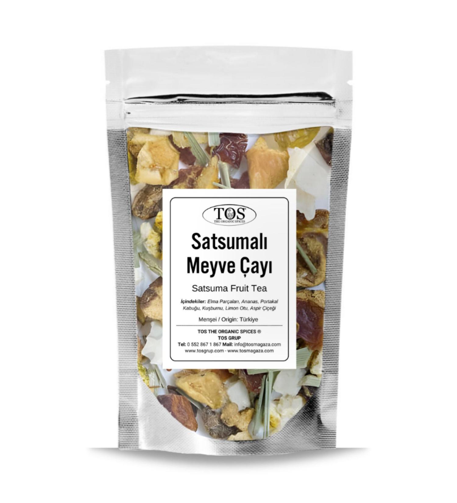 TOS The Organic Spices Satsuma Fruit Tea 100 gr (1st Quality) Satsuma Fruit Tea