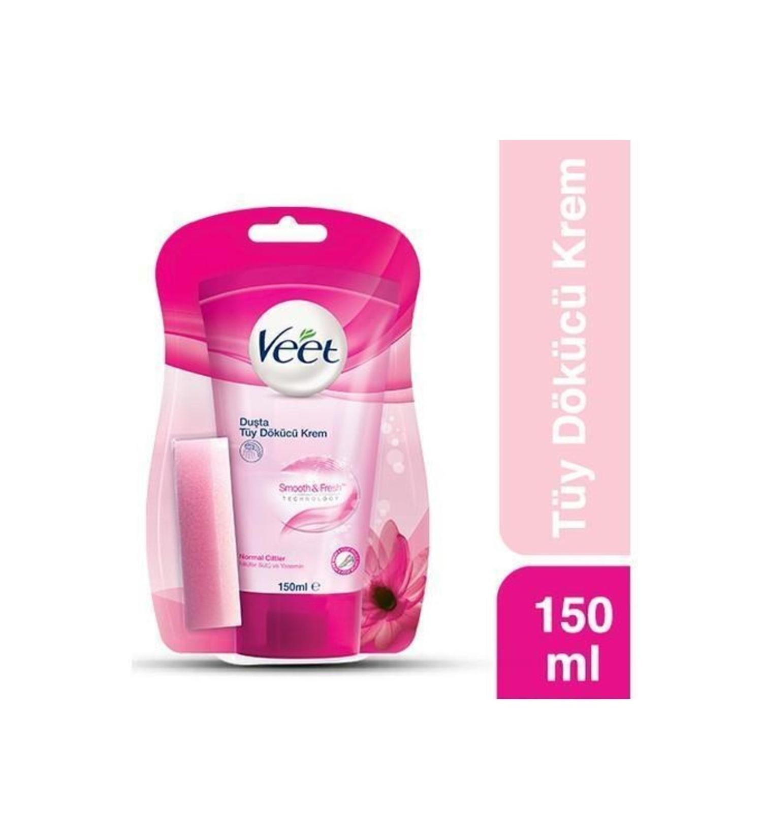 Veet In-Shower Hair Removal Cream Legs & Body Area Normal Skin 150ml - Buy Online on GoSupps.com